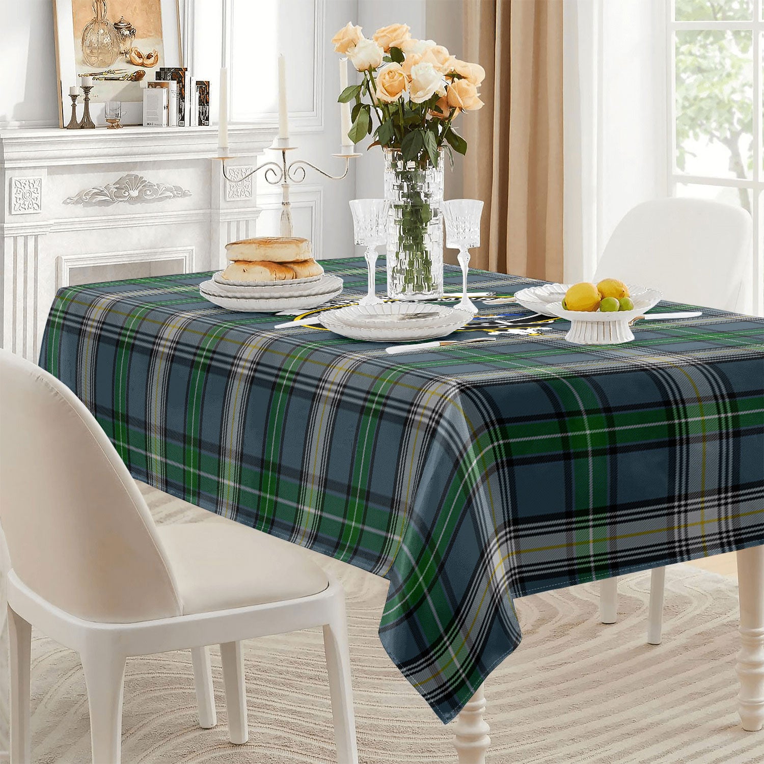 McDowall Tartan Crest Tablecloth