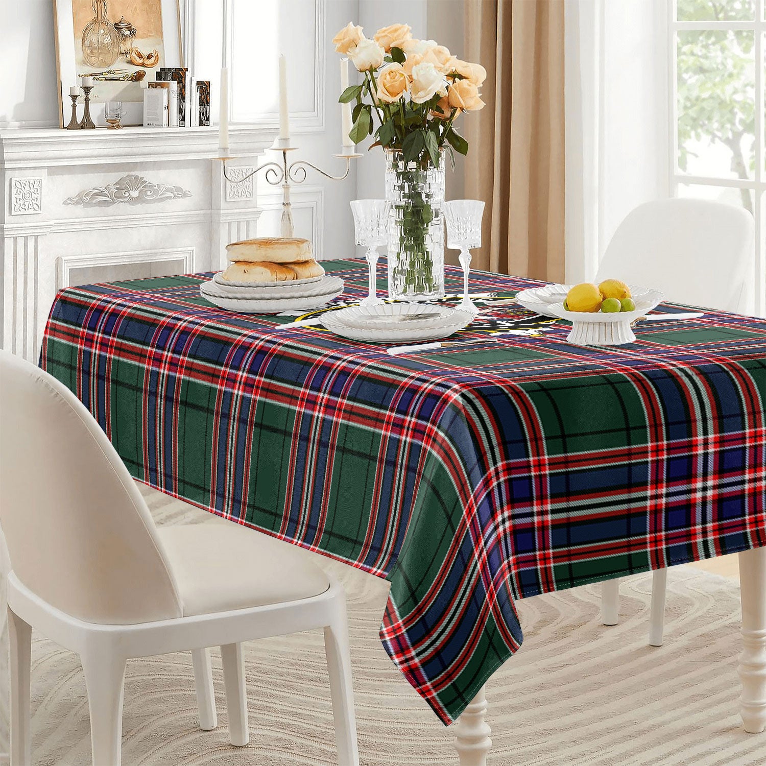 McFarlane Hunting Modern Tartan Crest Tablecloth