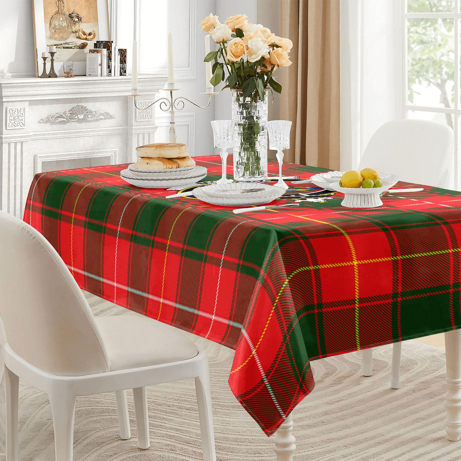 McFie Tartan Crest Tablecloth