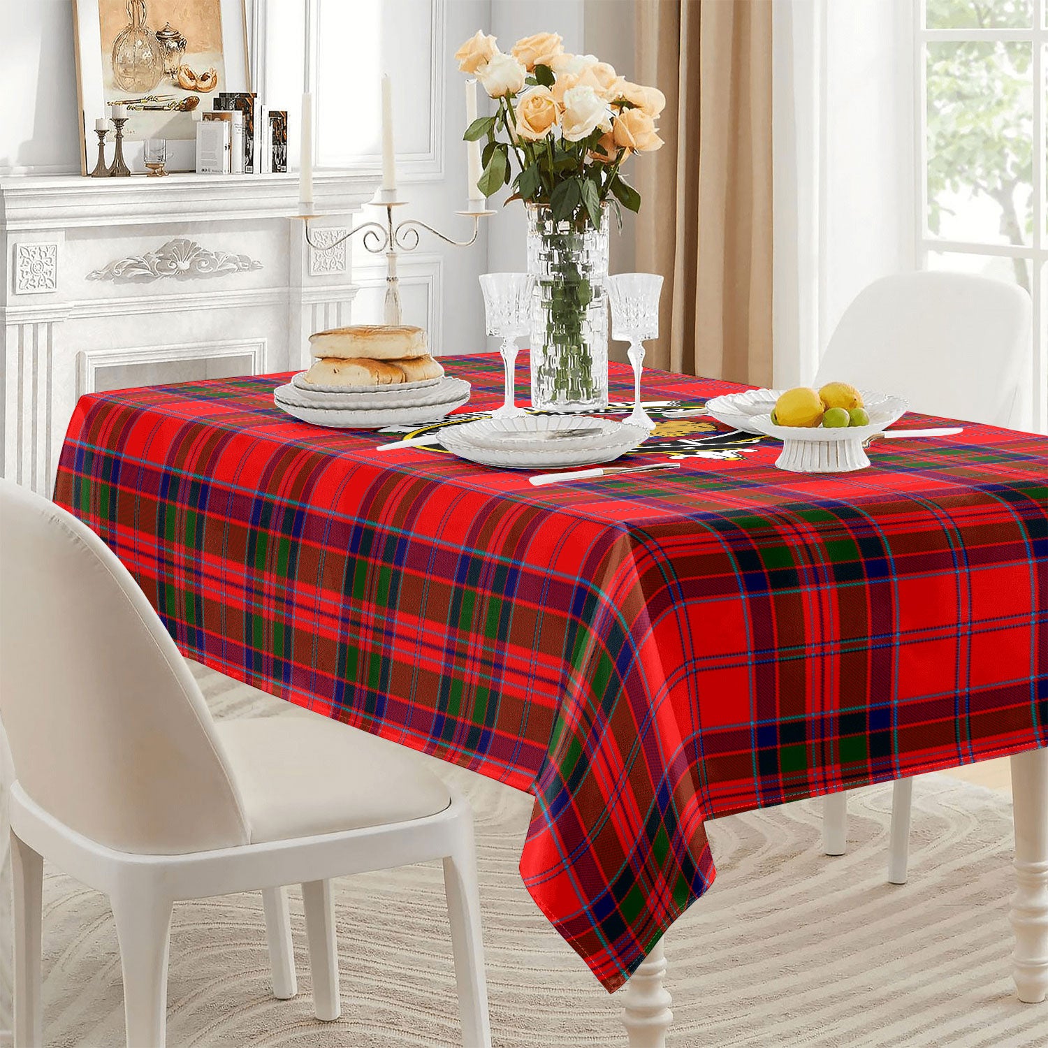 McGillivray Modern Tartan Crest Tablecloth