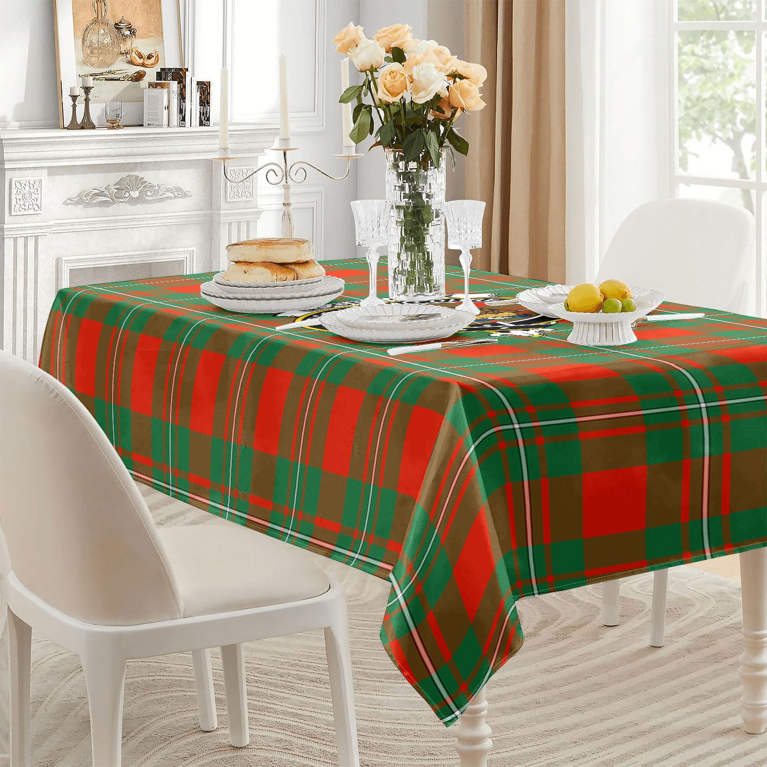 McGregor Ancient Tartan Crest Tablecloth