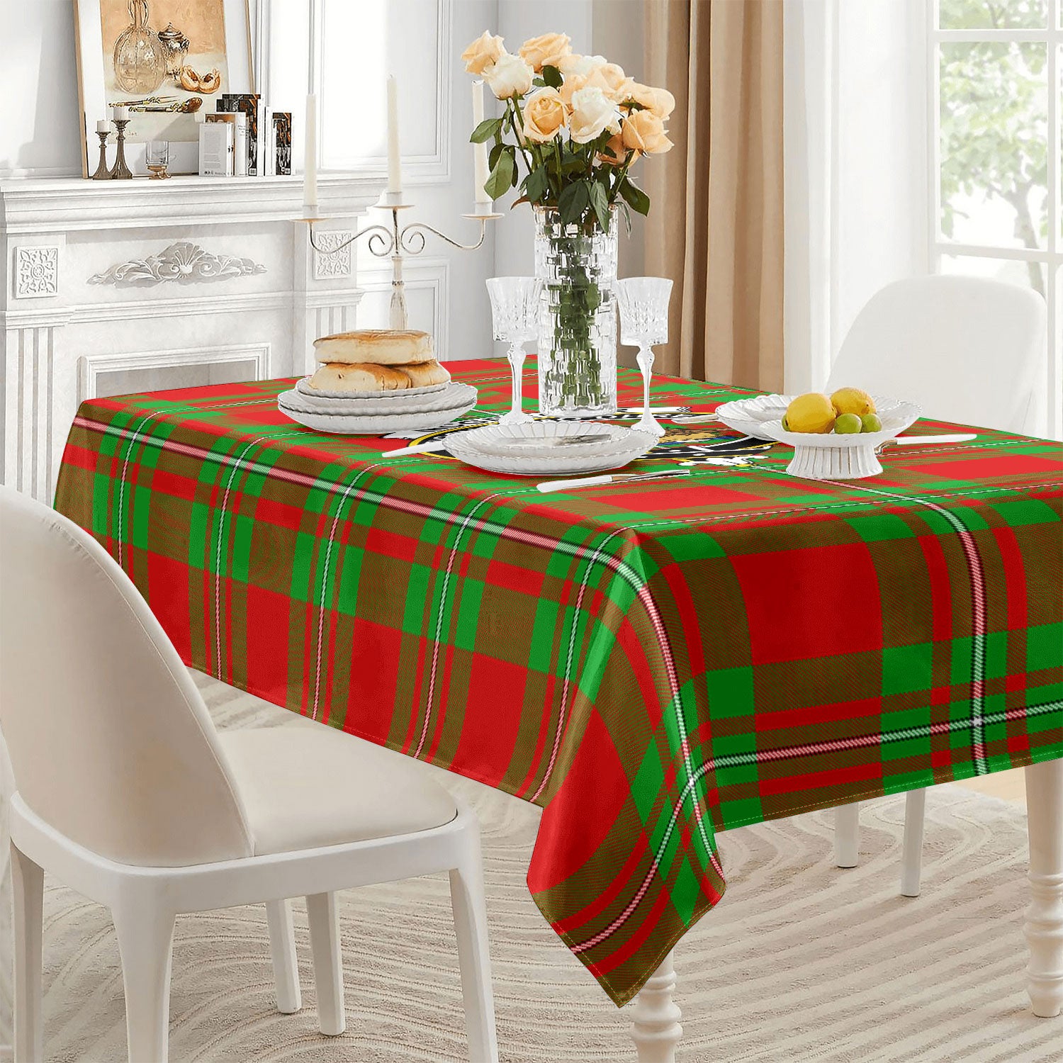 McGregor Modern Tartan Crest Tablecloth