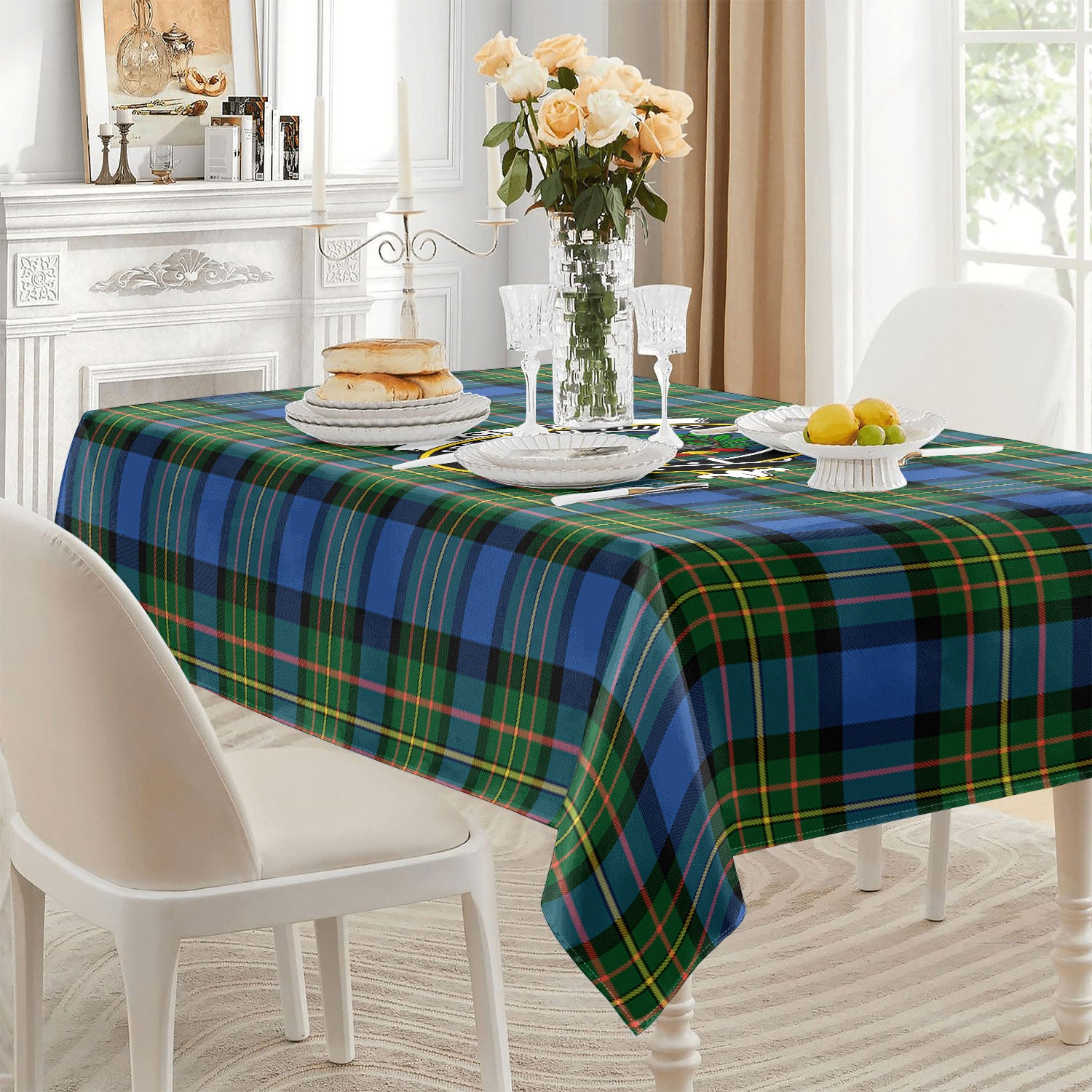 McLaren Ancient Tartan Crest Tablecloth