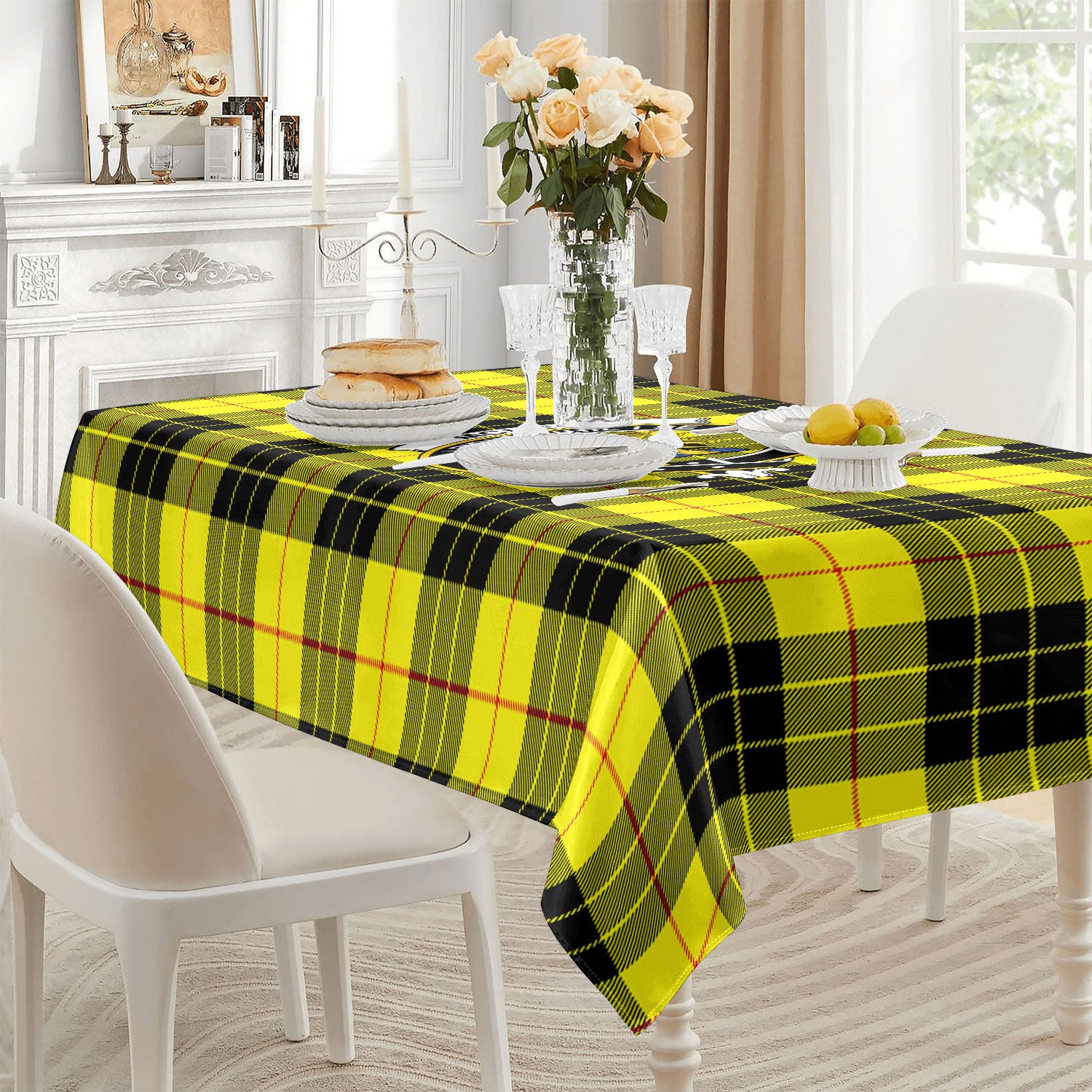 McLeod of Lewis Modern Tartan Crest Tablecloth