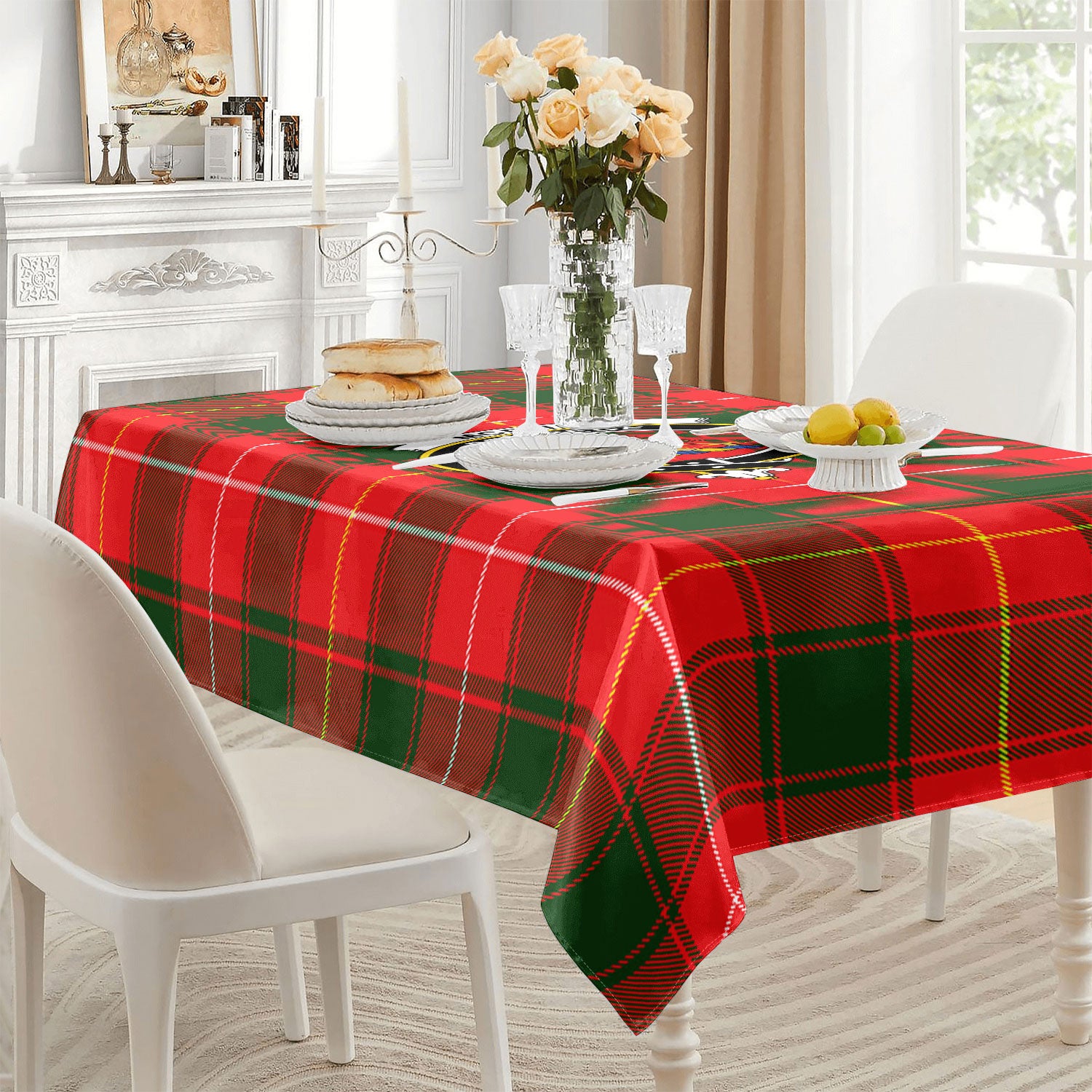 McPhee Tartan Crest Tablecloth