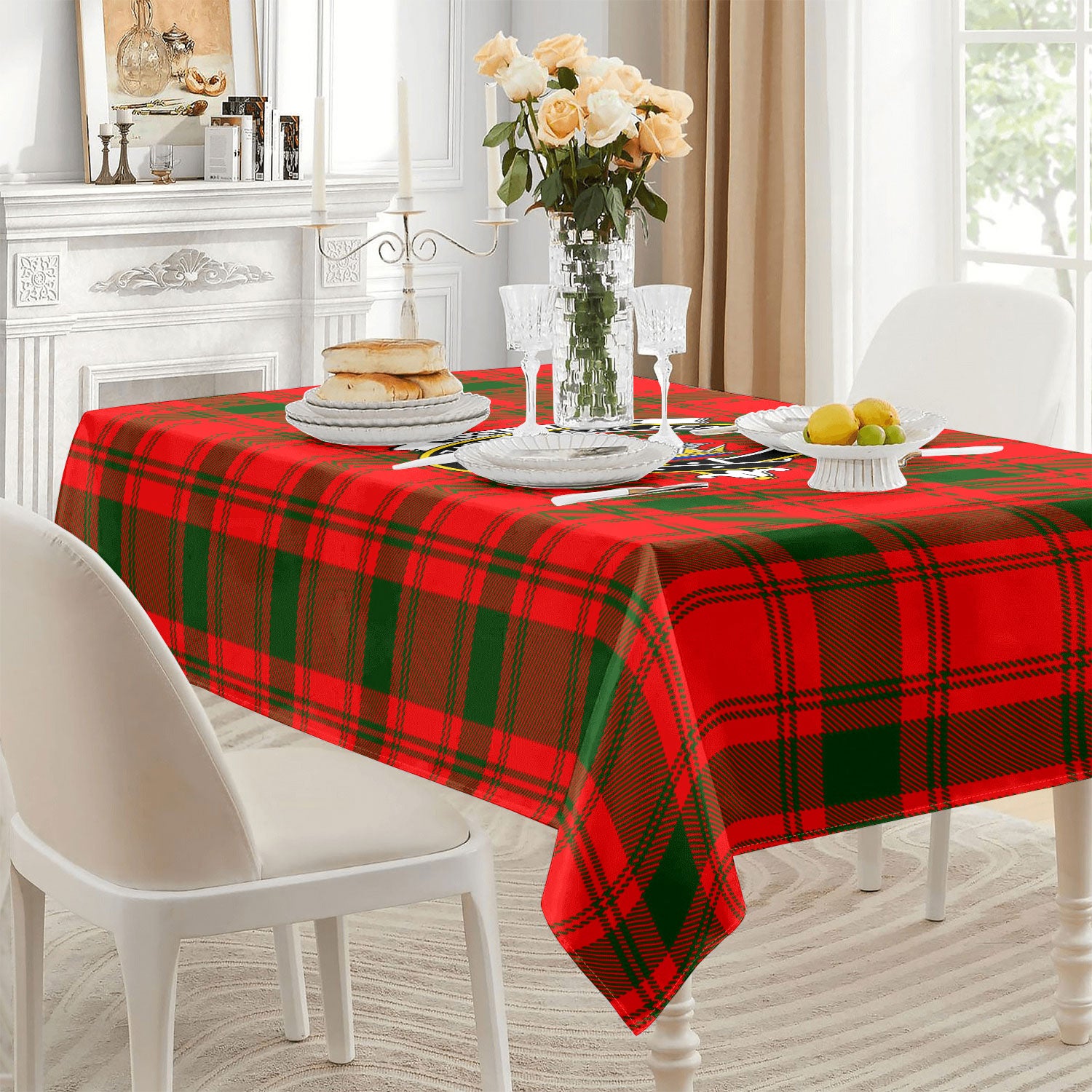 McQuarrie Tartan Crest Tablecloth