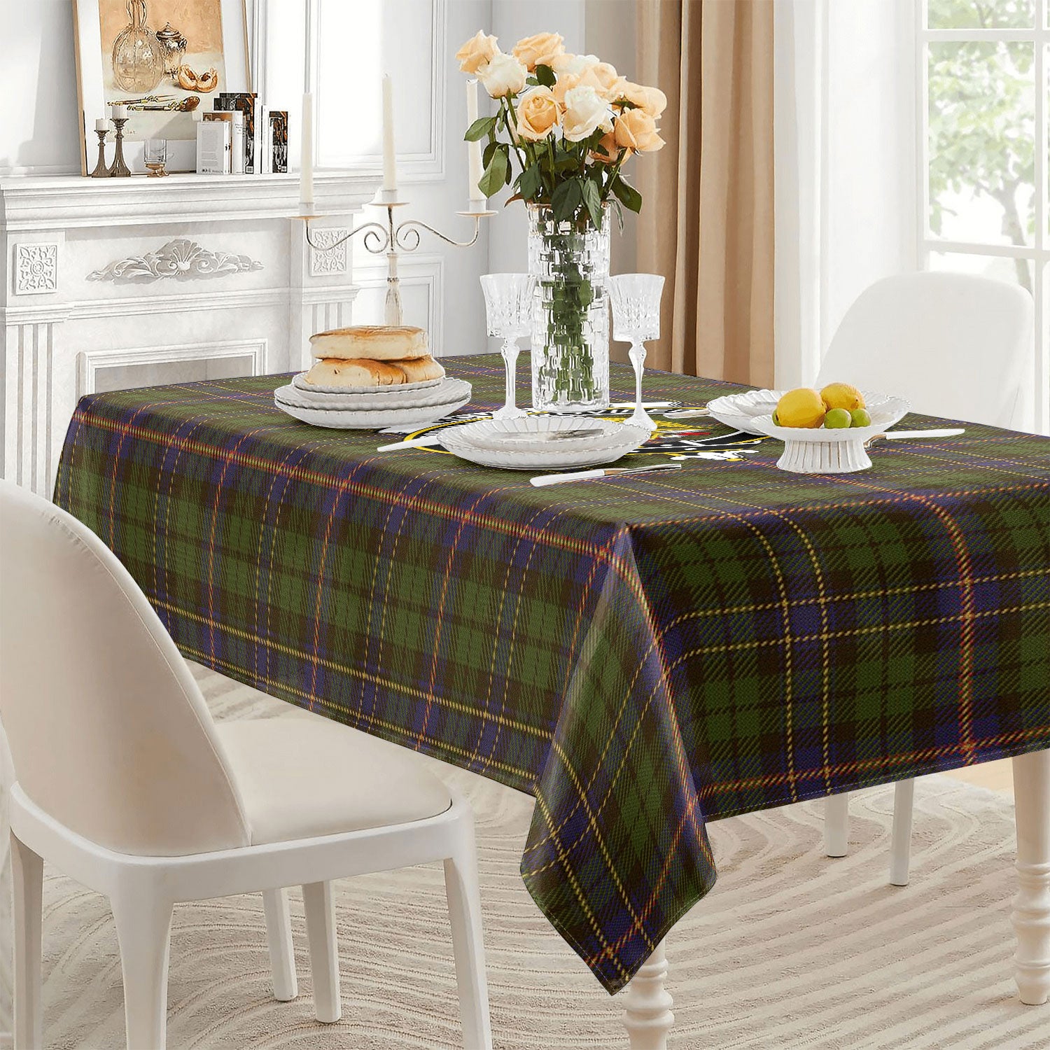 McVicker Tartan Crest Tablecloth