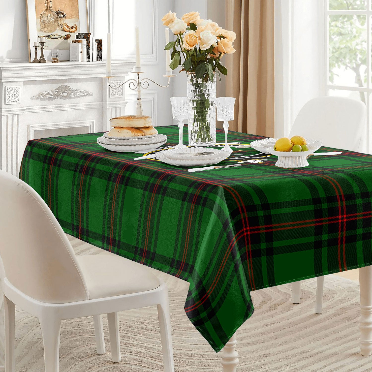 Orrock Tartan Crest Tablecloth