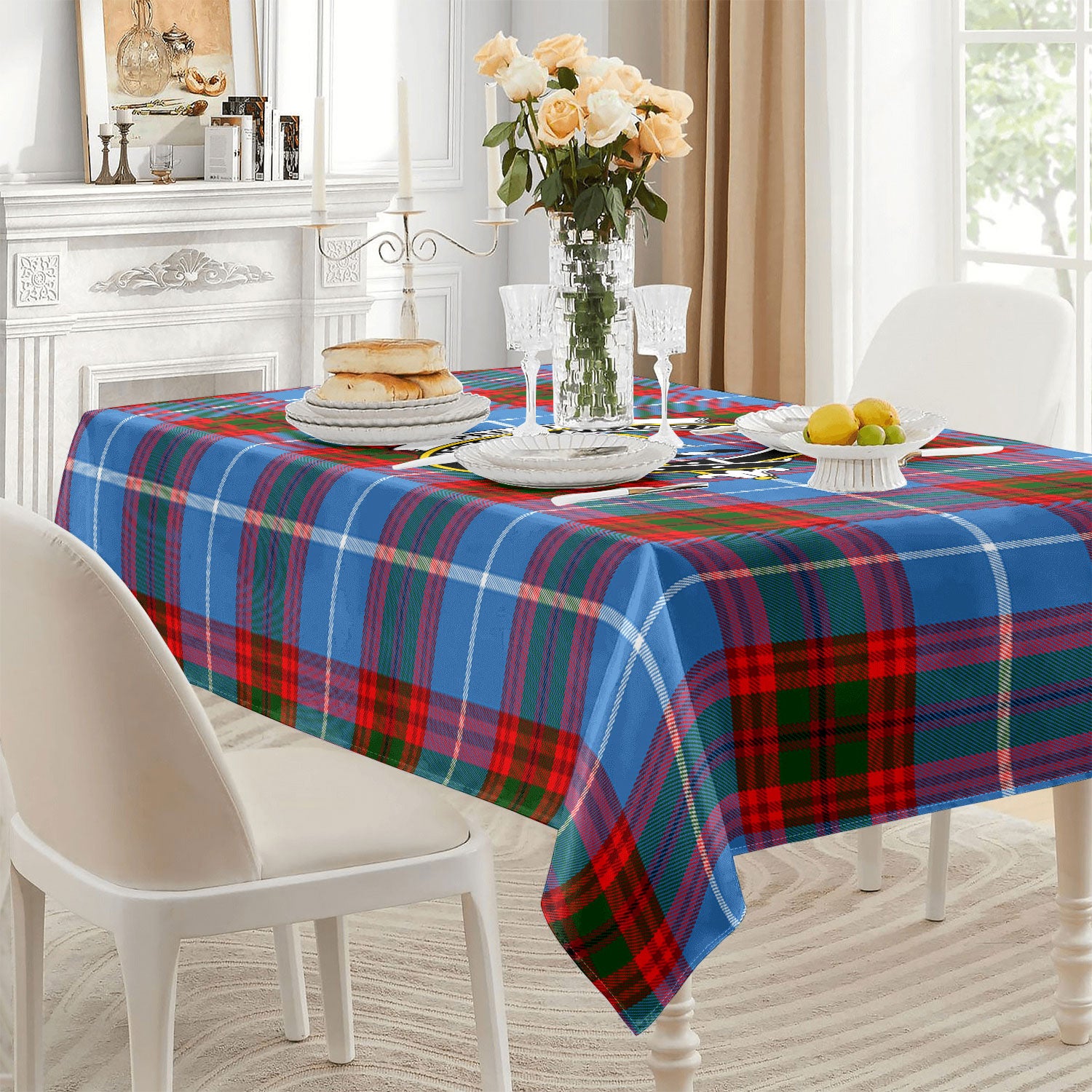 Preston Tartan Crest Tablecloth