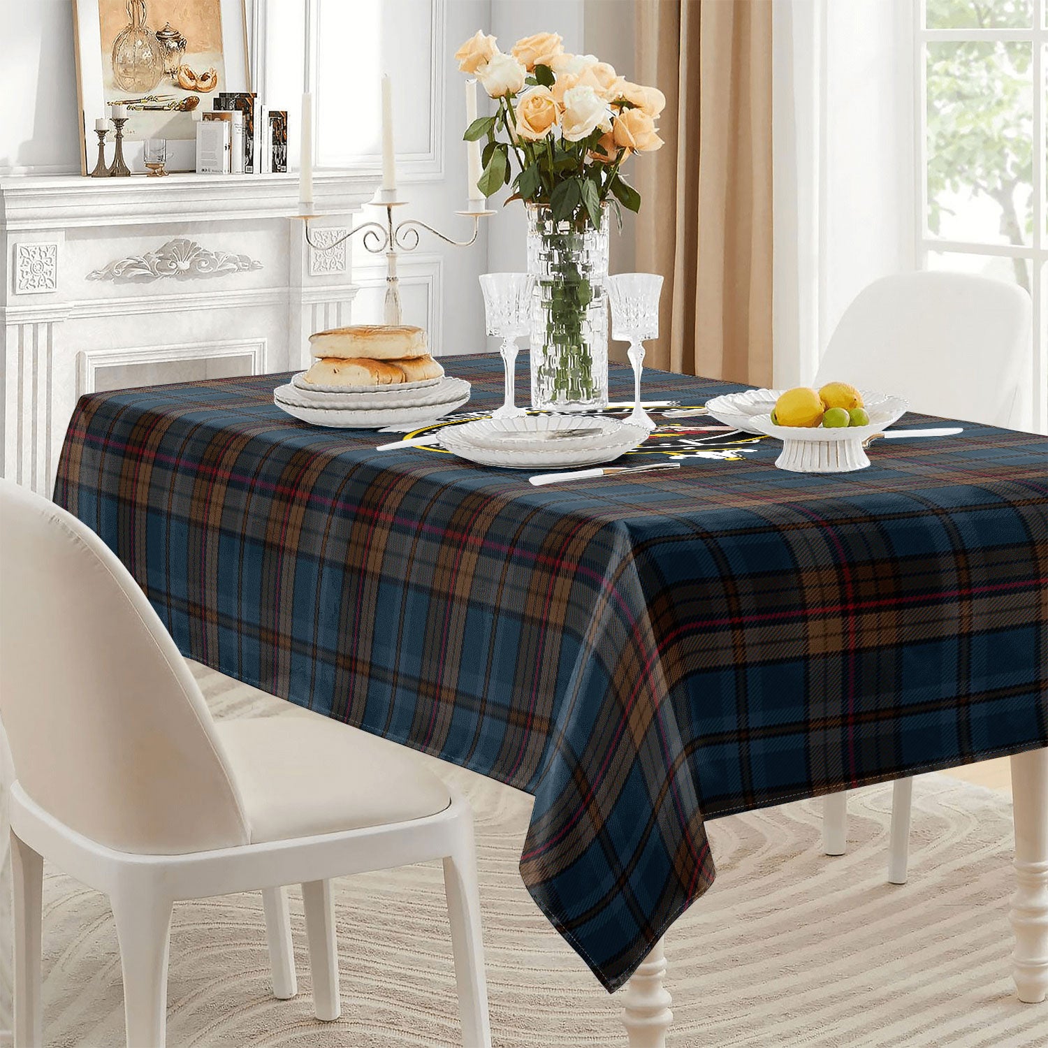 Renton Tartan Crest Tablecloth