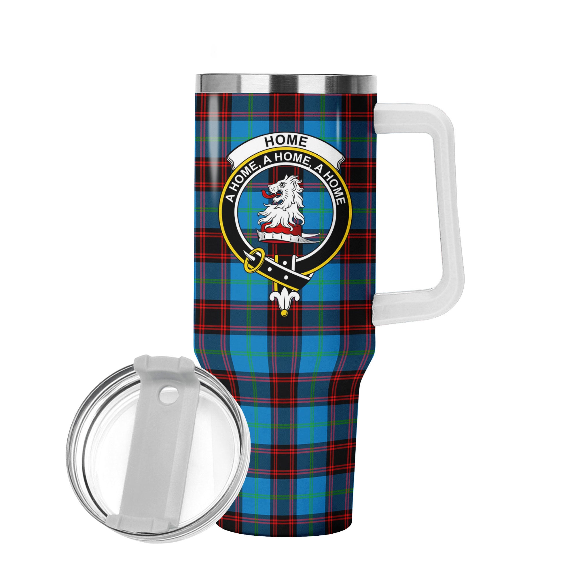 Home Ancient Tartan Crest 40 oz Insulated Tumbler with Handle