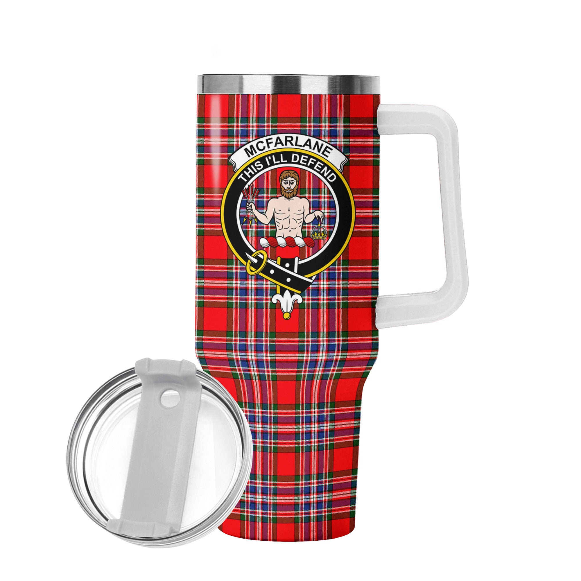 McFarlane Modern Tartan Crest 40 oz Insulated Tumbler with Handle