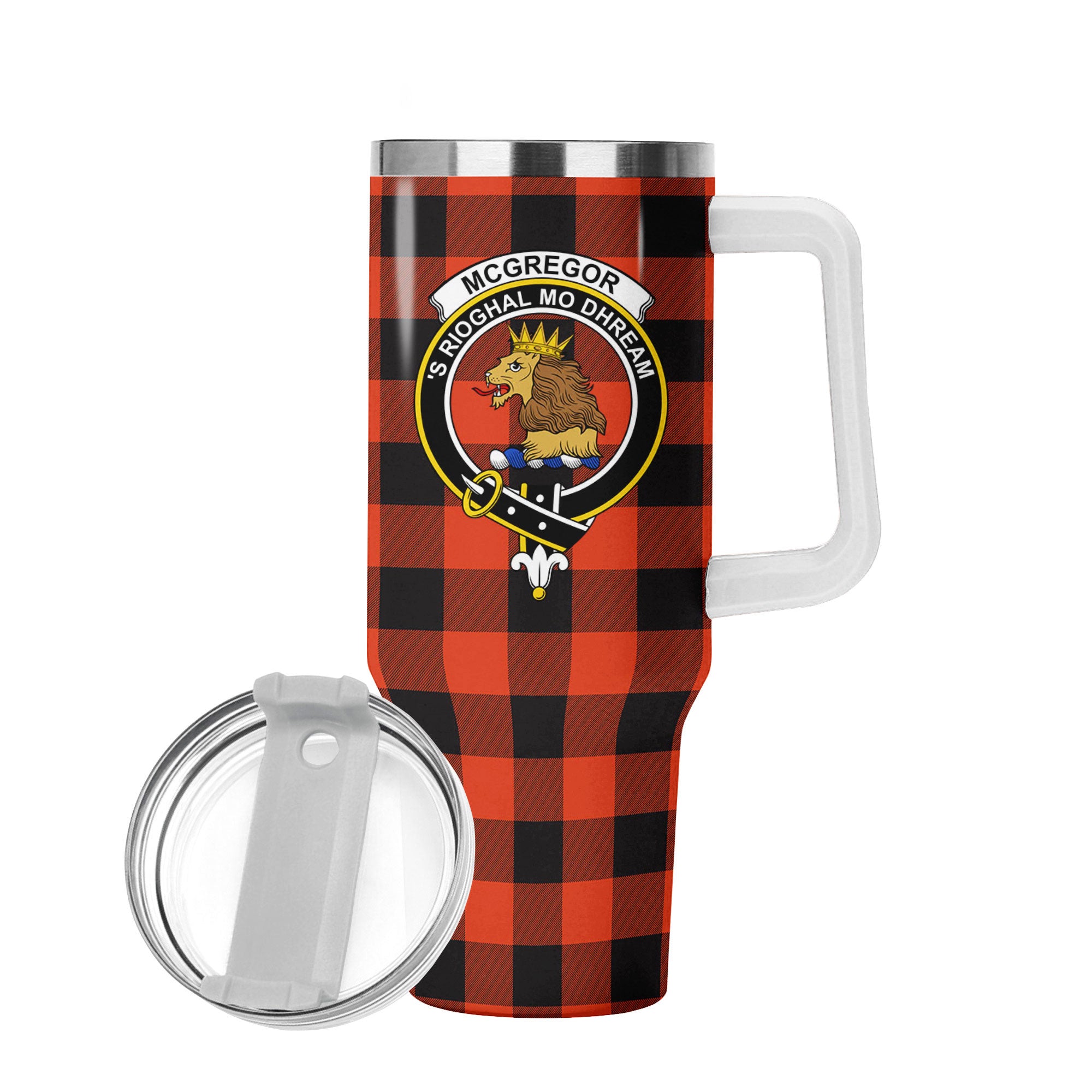 McGregor Rob Roy Ancient Tartan Crest 40 oz Insulated Tumbler with Handle
