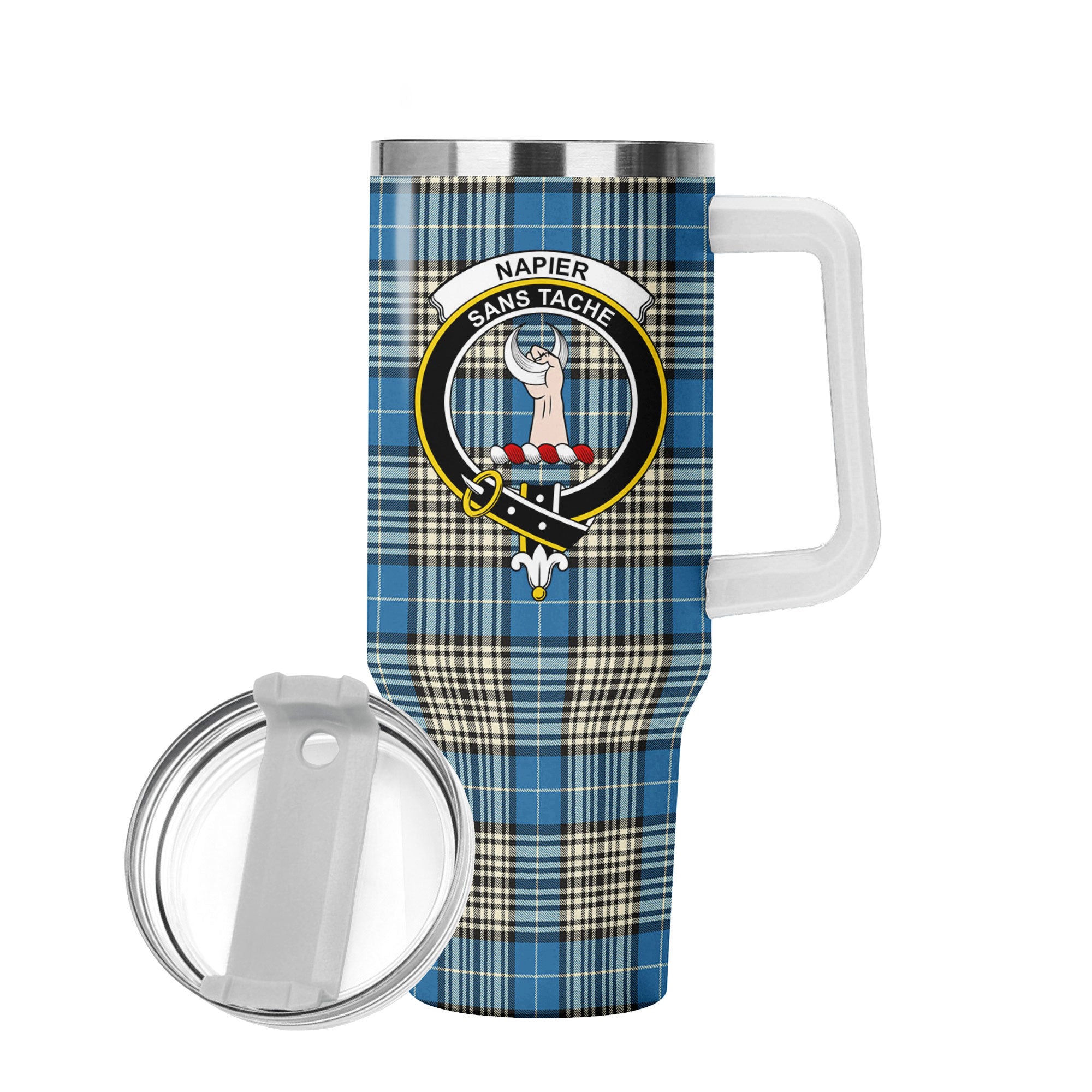 Napier Ancient Tartan Crest 40 oz Insulated Tumbler with Handle