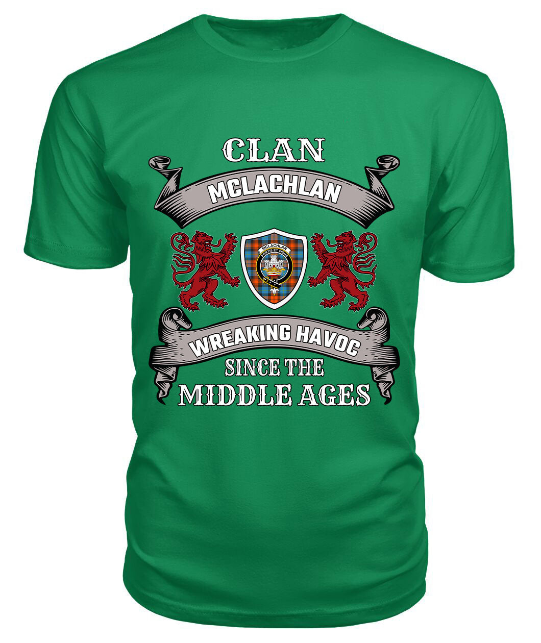 McLachlan Ancient Tartan - 2D T-shirt