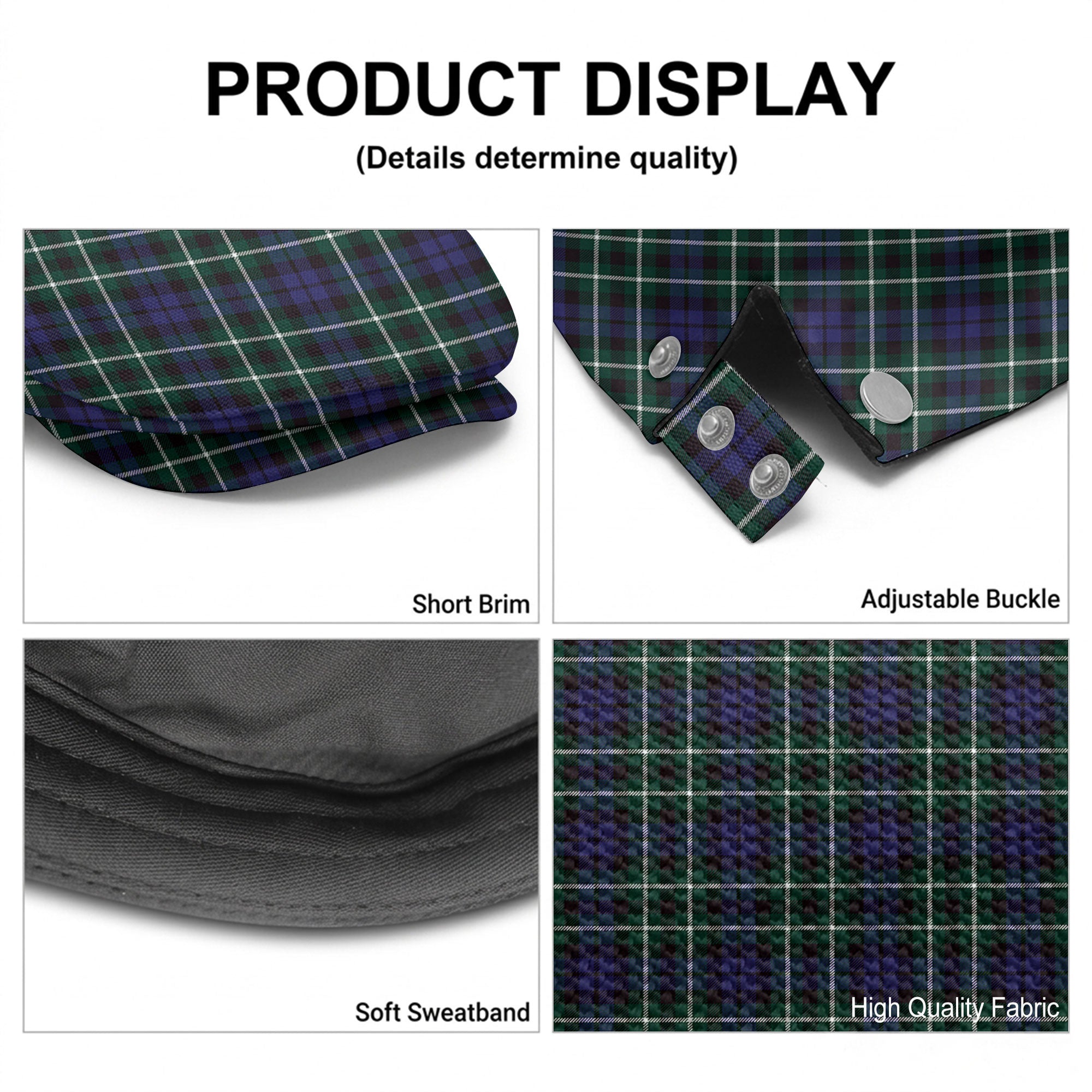 Allardice Tartan Flat Caps