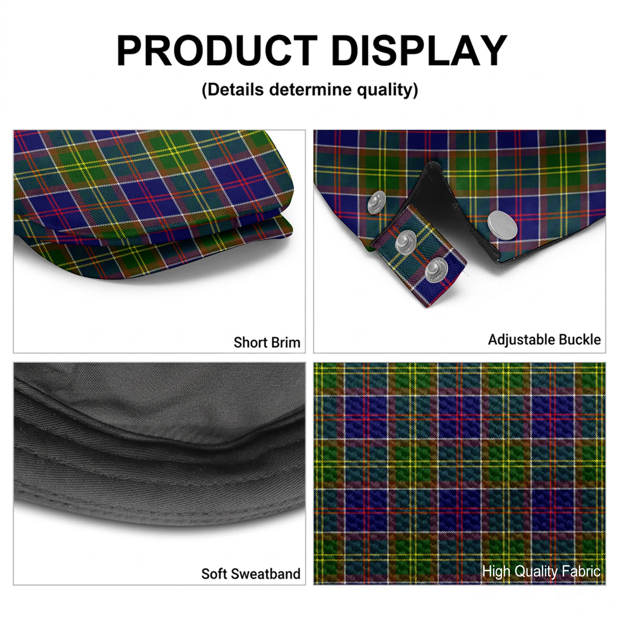 Arnott Tartan Flat Caps