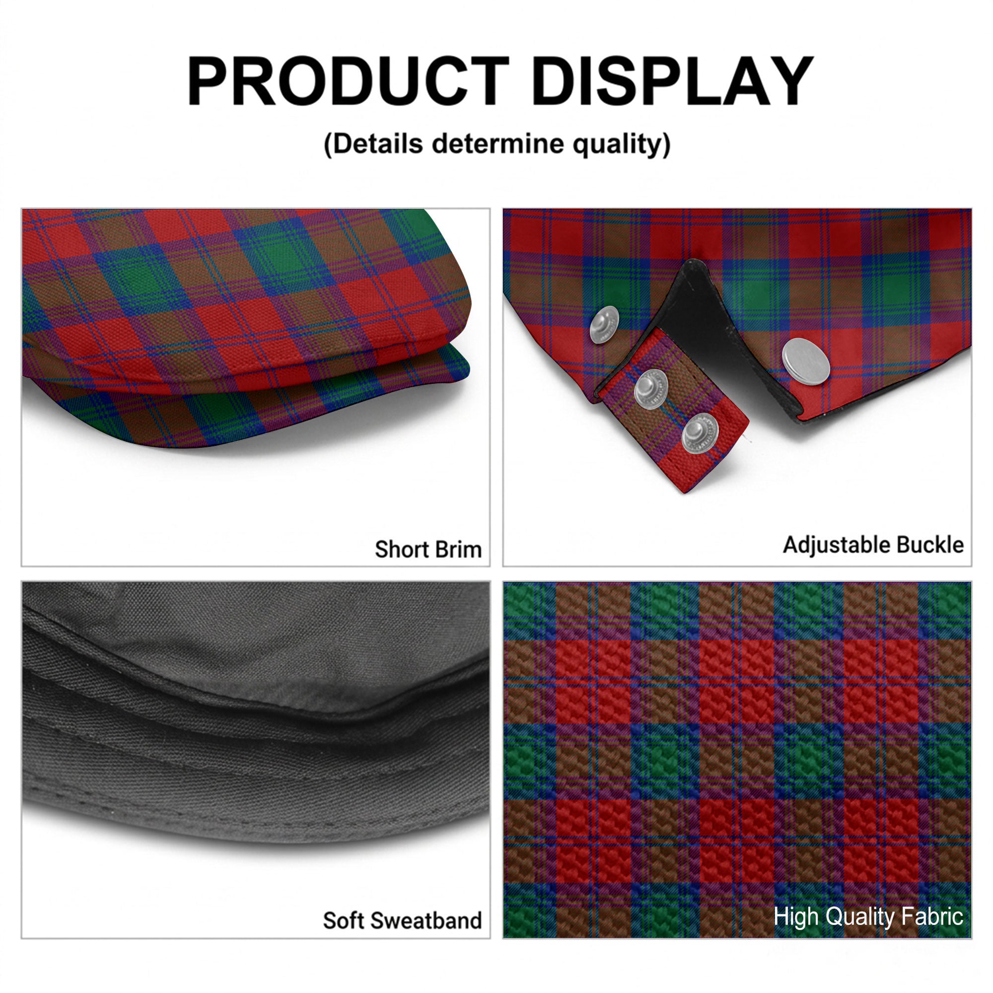 Auchinleck Tartan Flat Caps