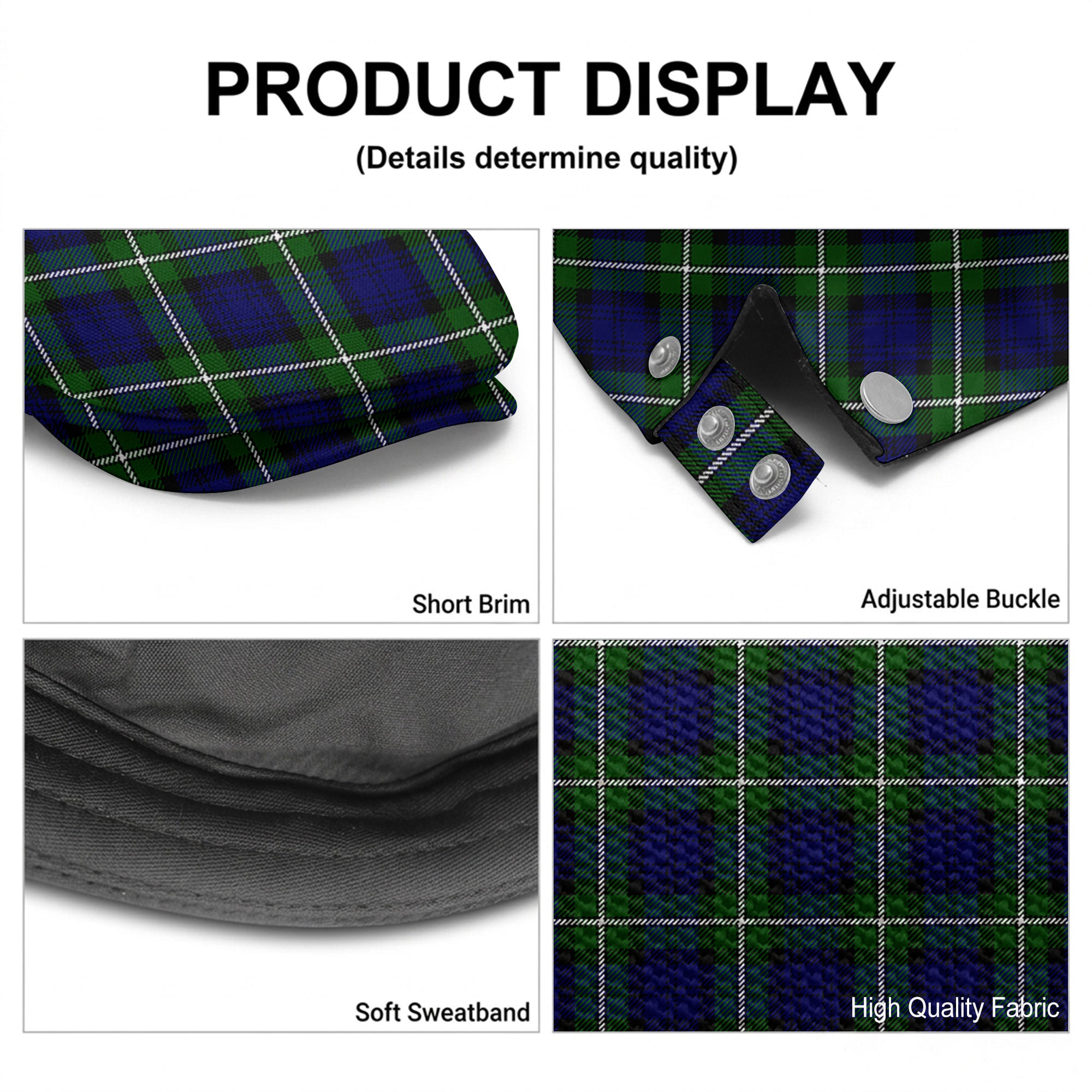 Bannerman Tartan Flat Caps