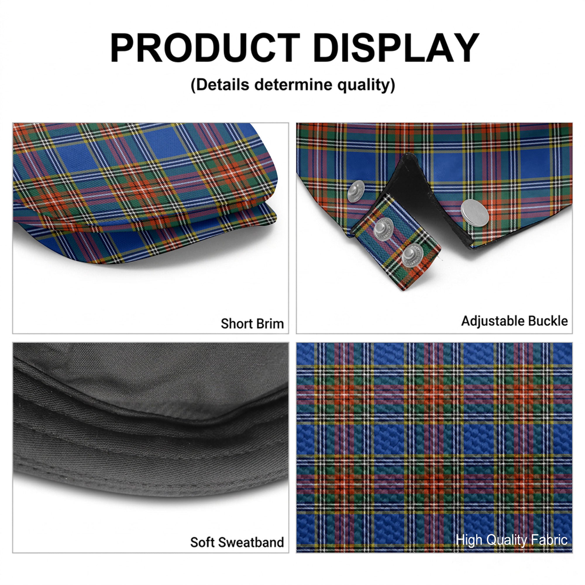 Bethune Ancient Tartan Flat Caps