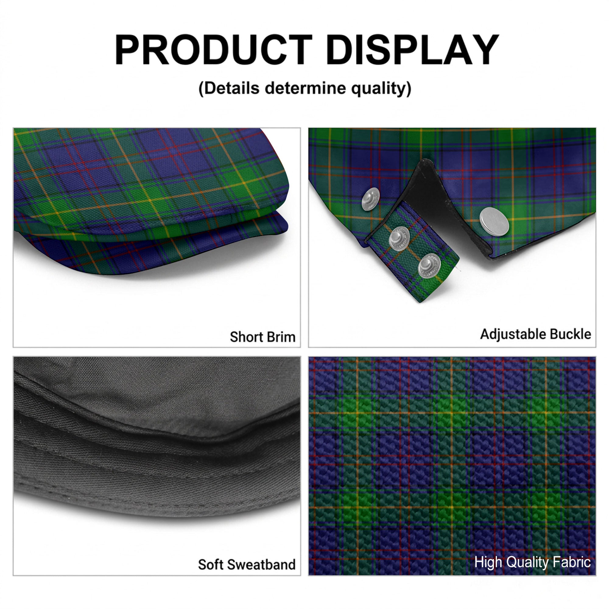 Boyle Tartan Flat Caps