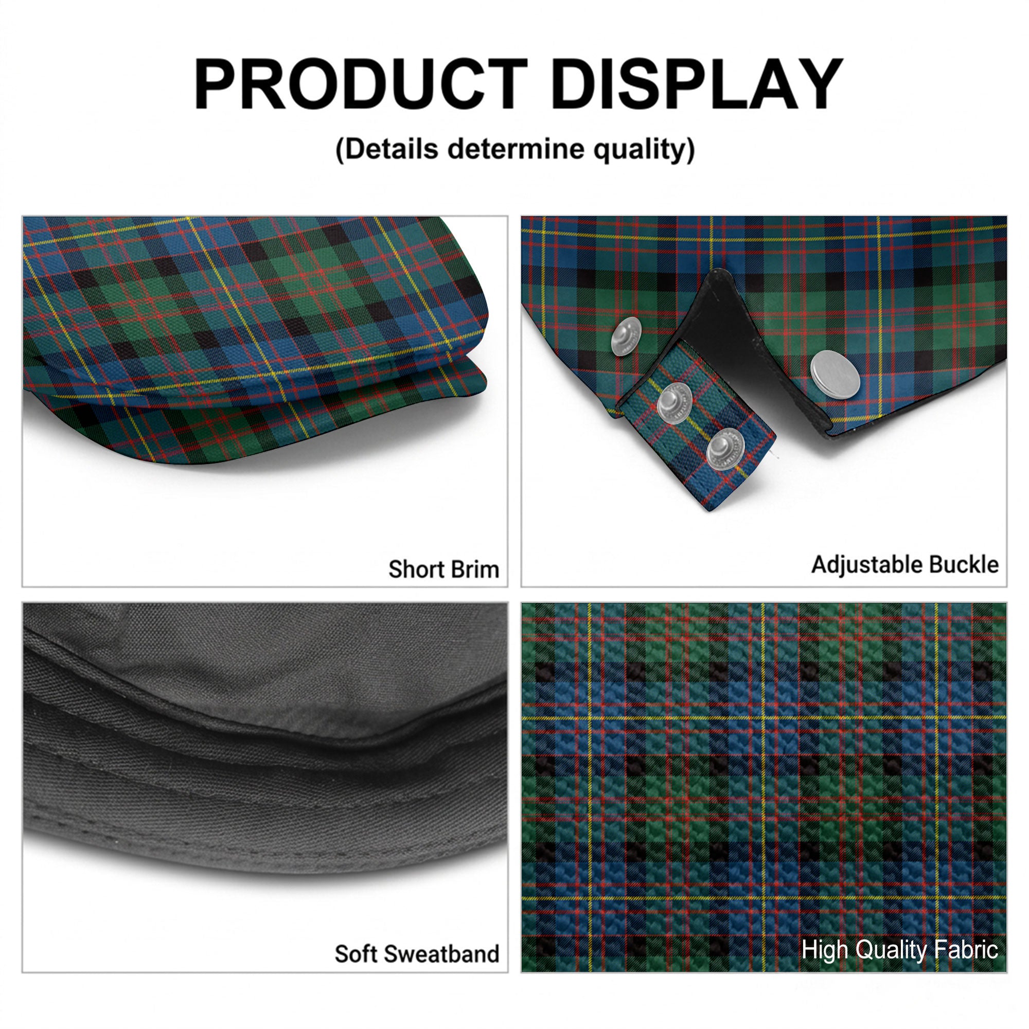 Cameron of Erracht Ancient Tartan Flat Caps