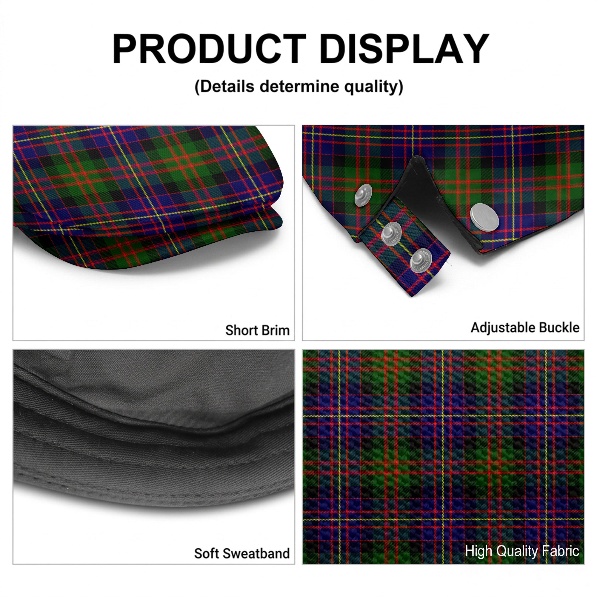 Chalmers Tartan Flat Caps