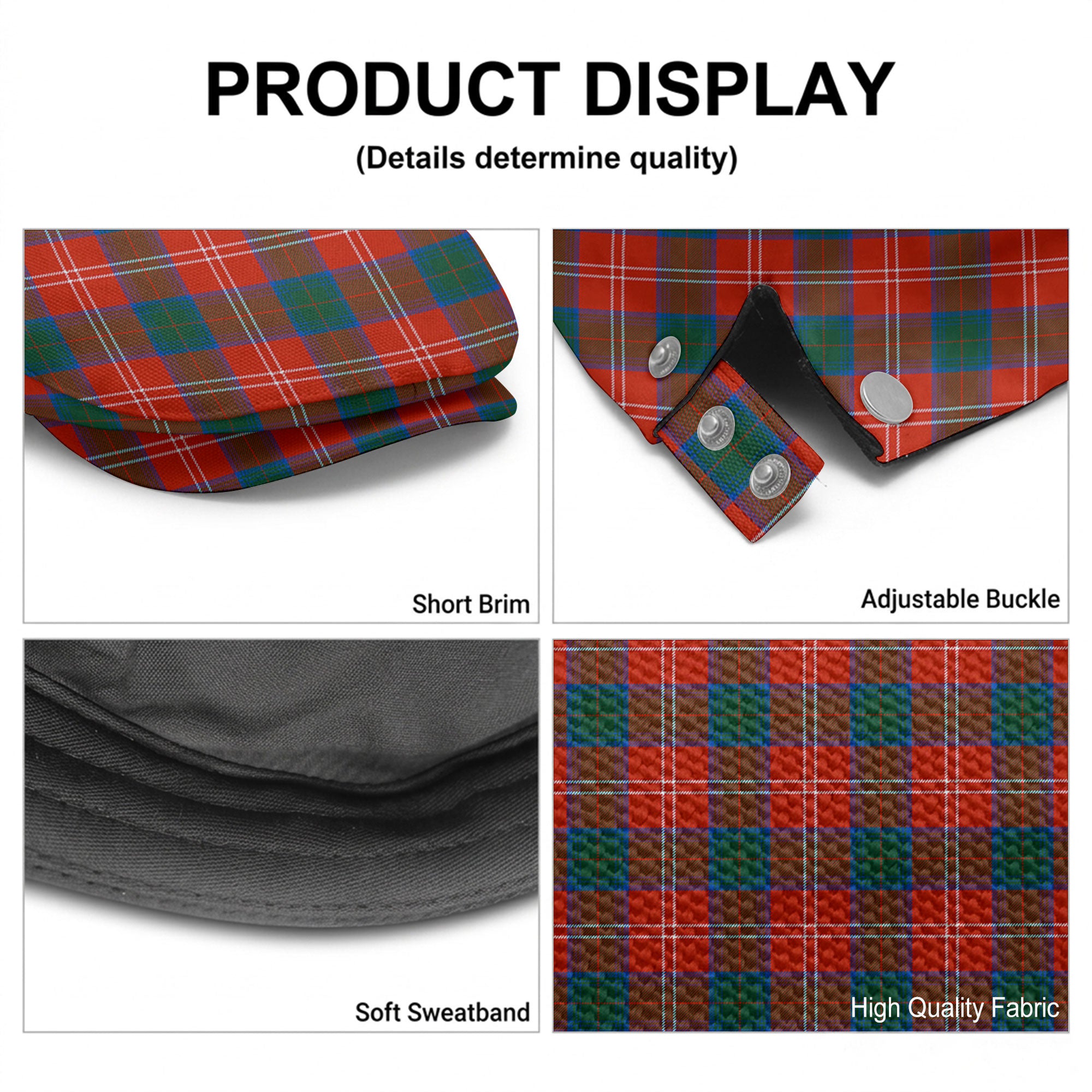 Chisholm Ancient Tartan Flat Caps