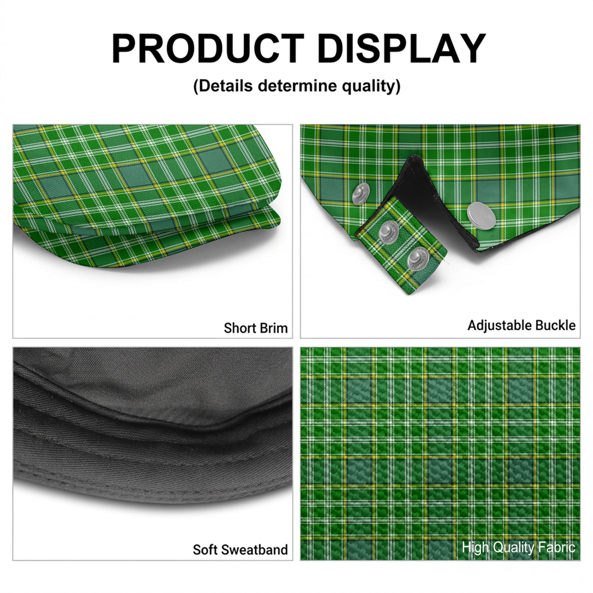 Currie Tartan Flat Caps