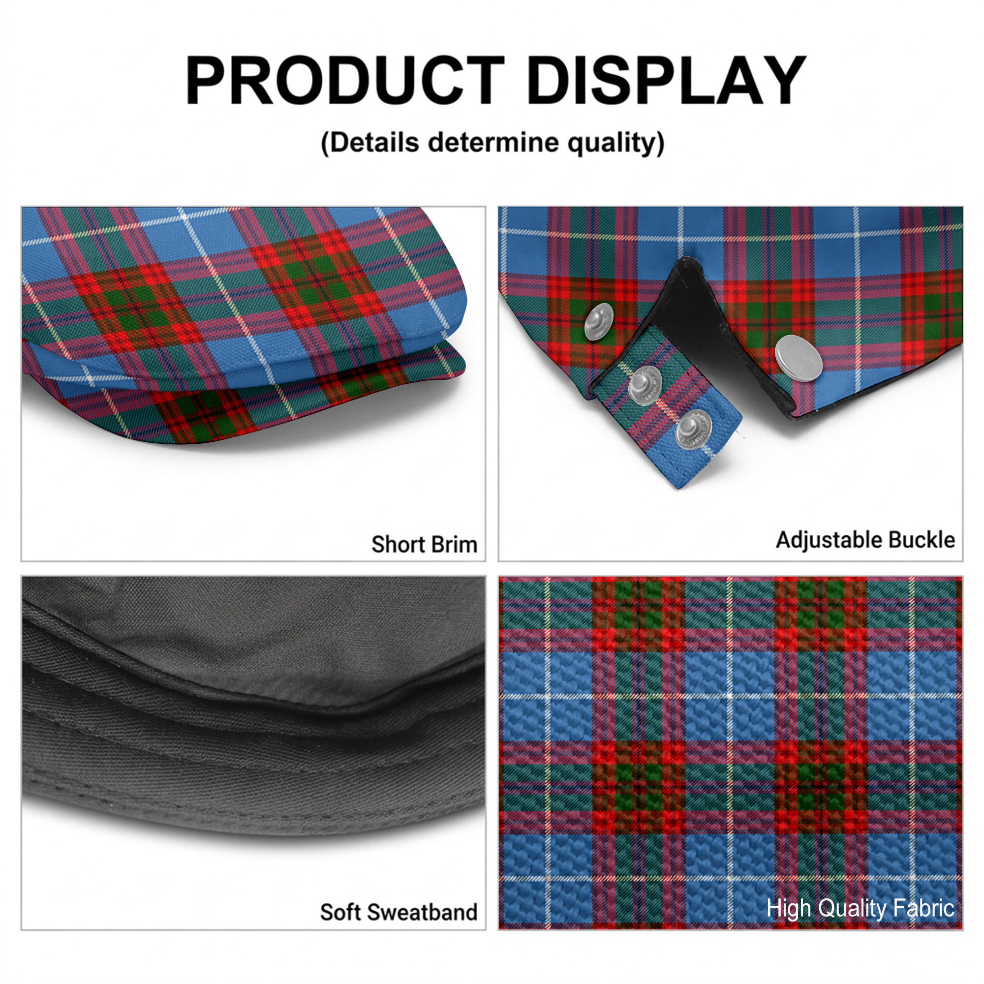 Dalmahoy Tartan Flat Caps