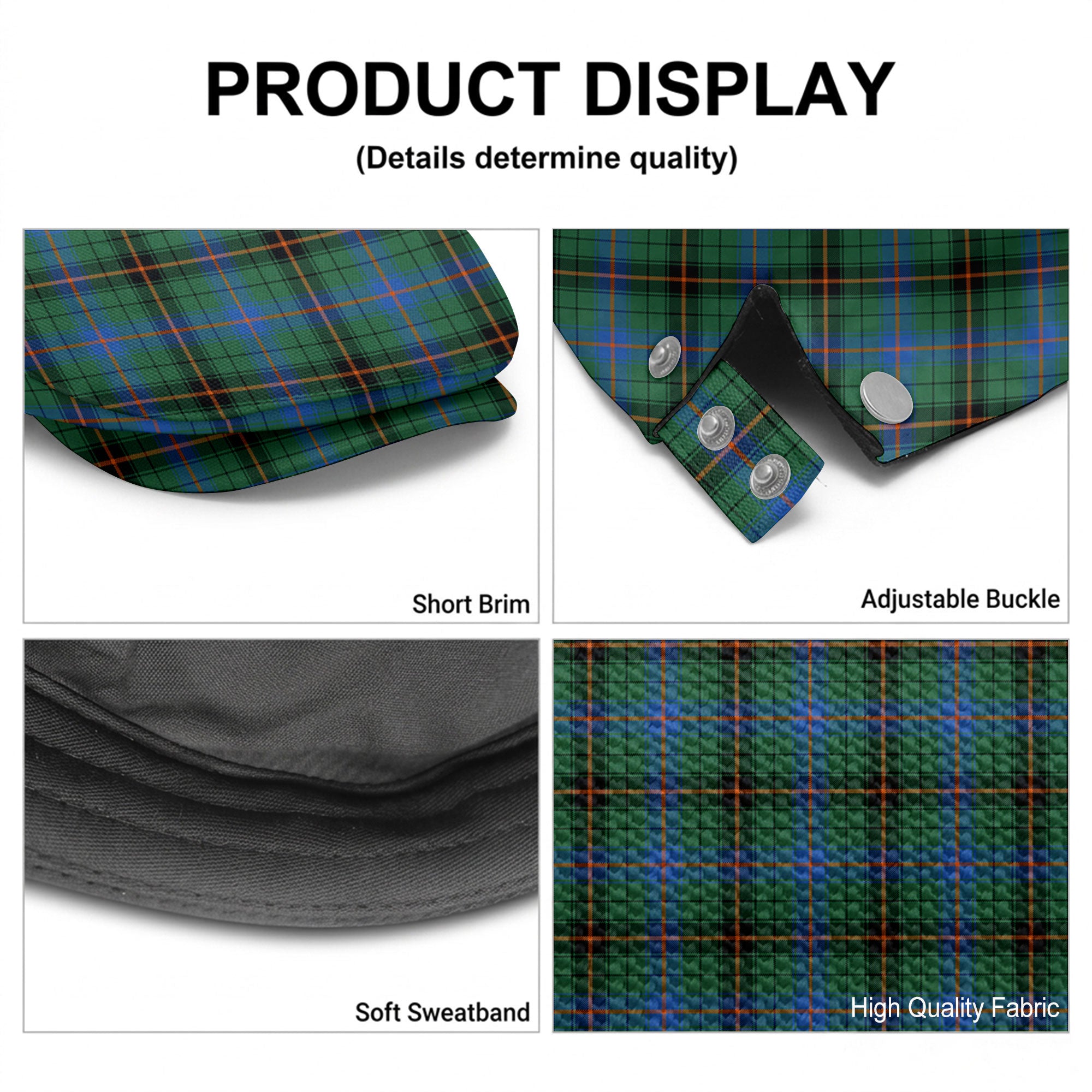 Davidson Ancient Tartan Flat Caps