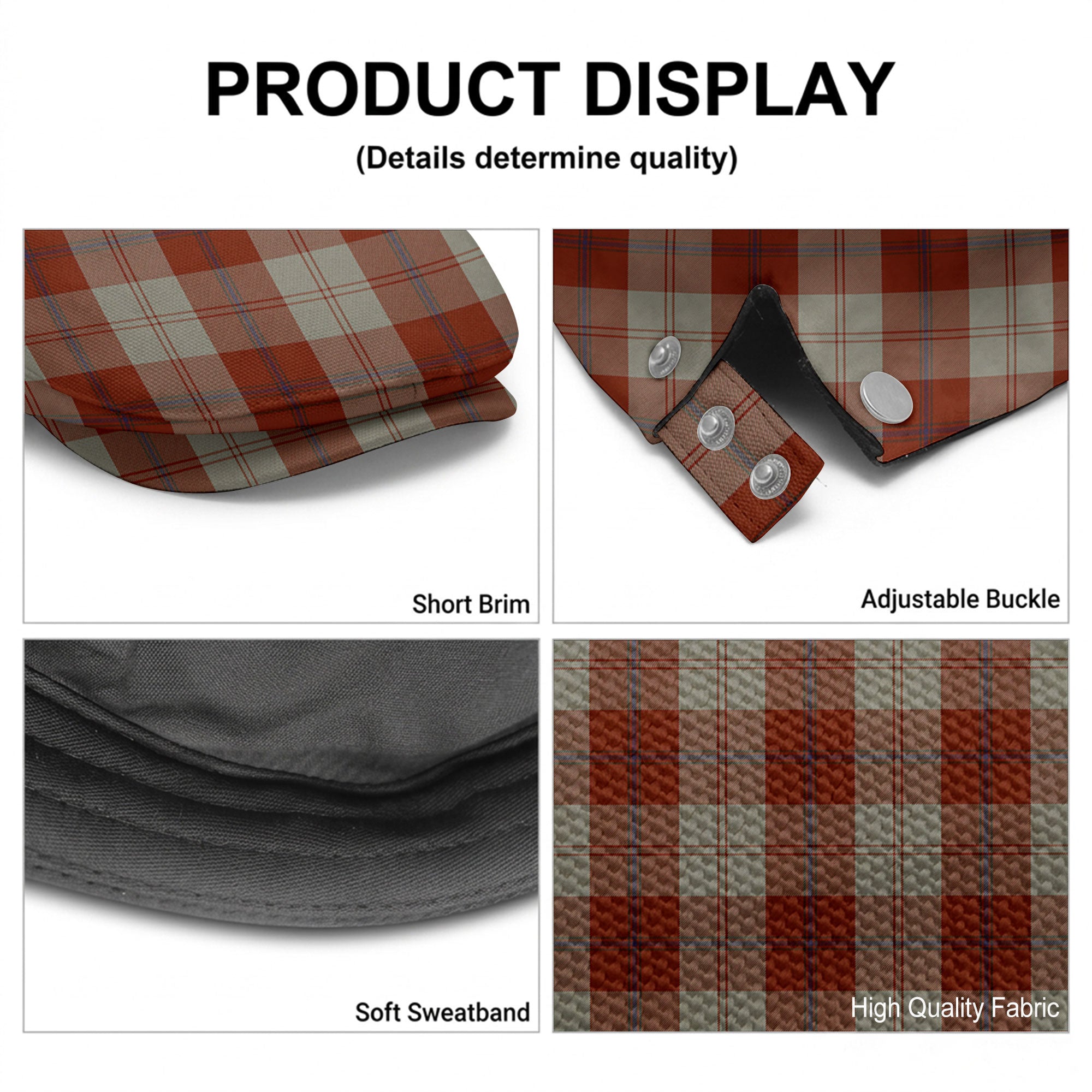 Davidson Dress Dancers Tartan Flat Caps