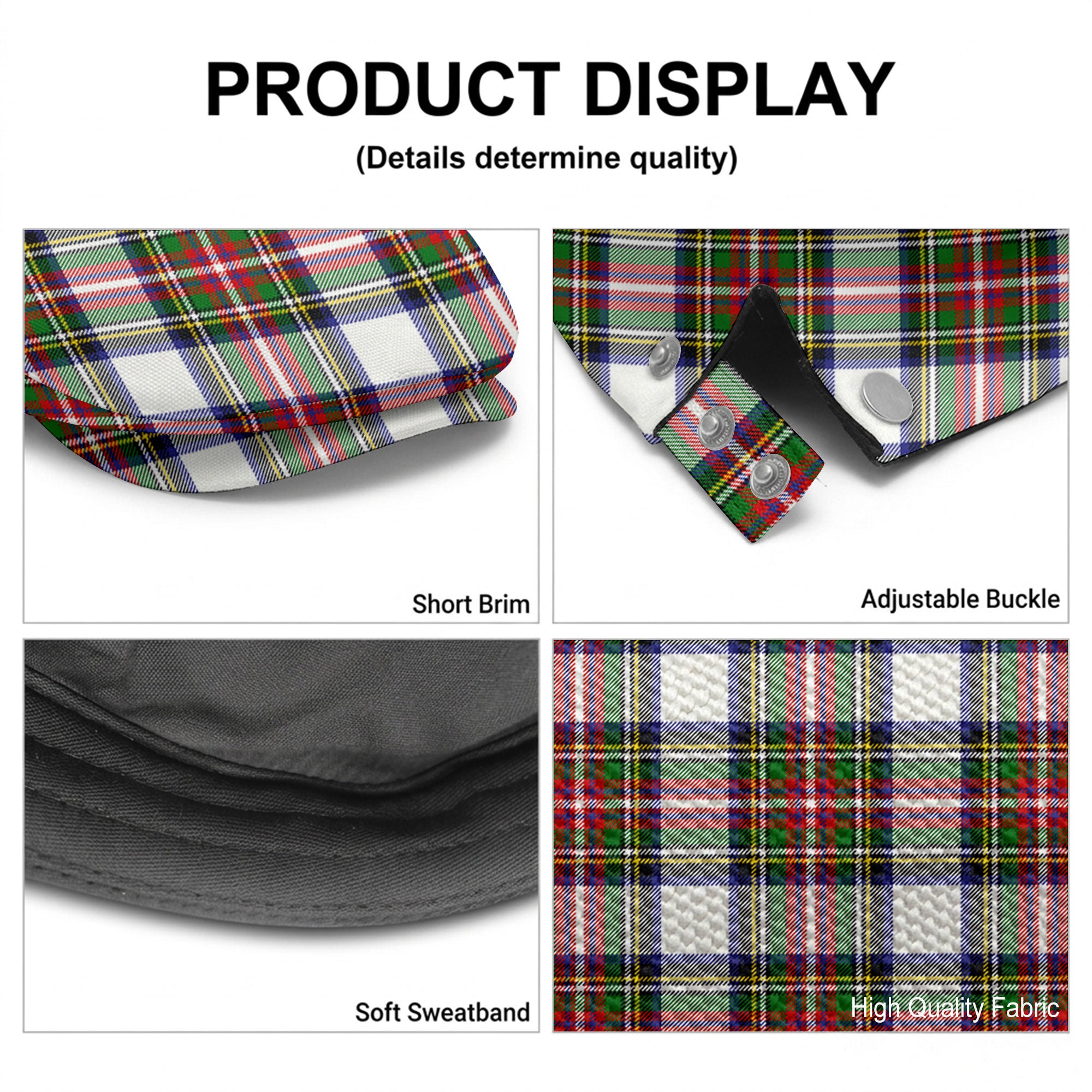 Dennistoun Tartan Flat Caps