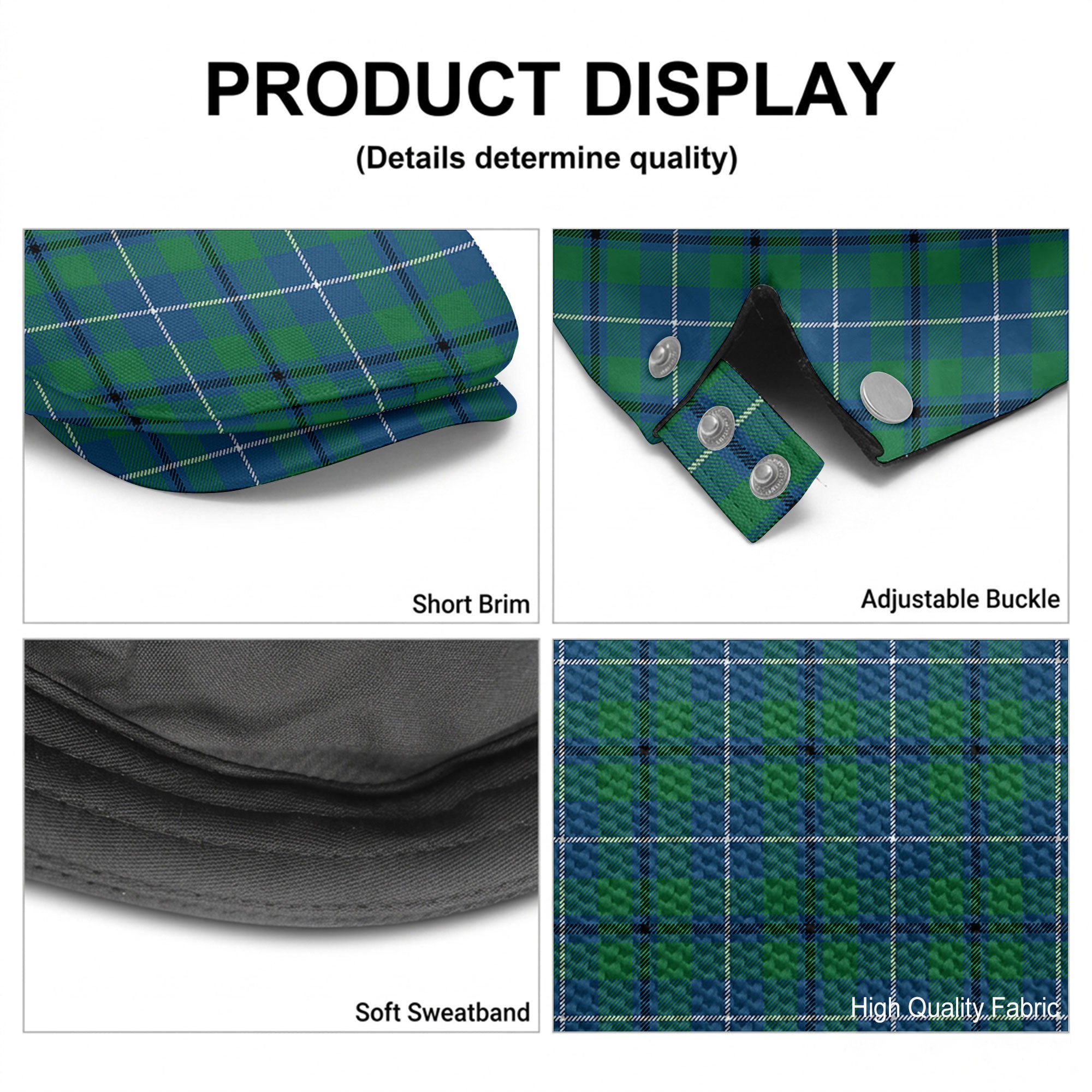 Douglas Ancient Tartan Flat Caps