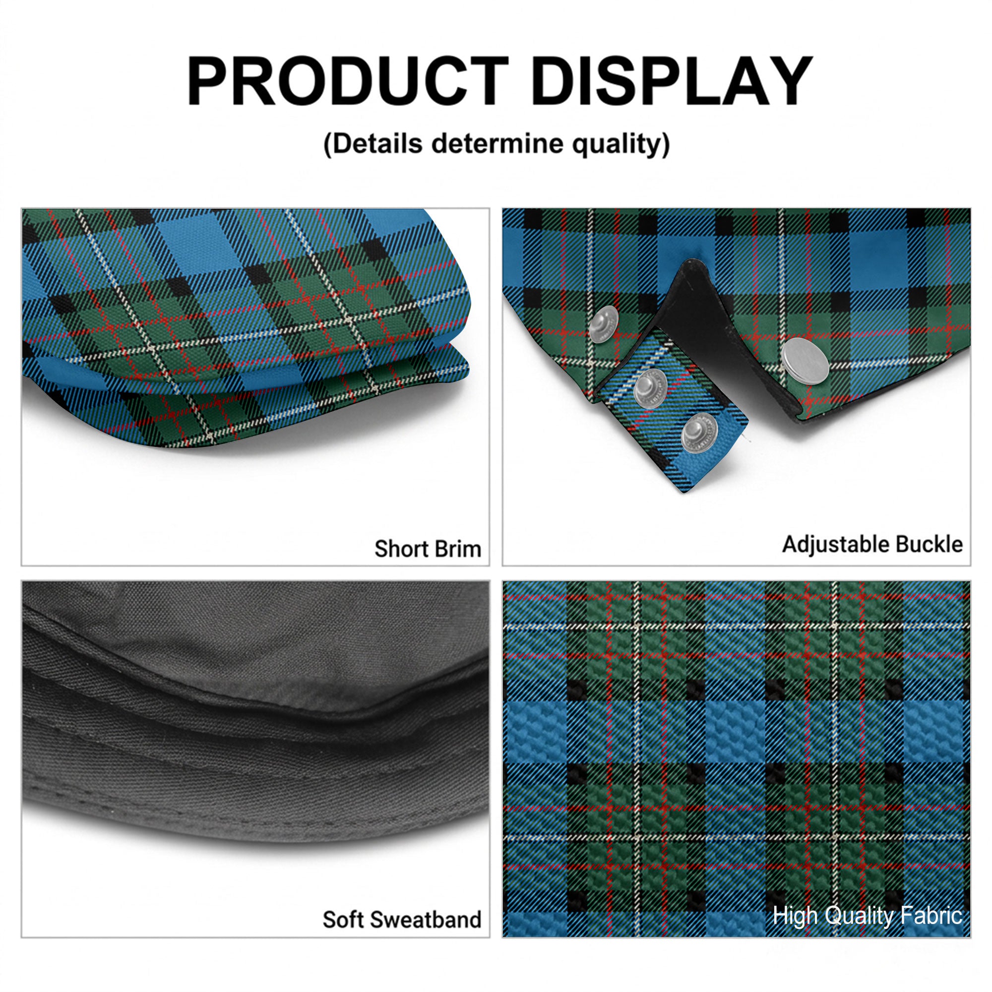 Fergusson Ancient Tartan Flat Caps