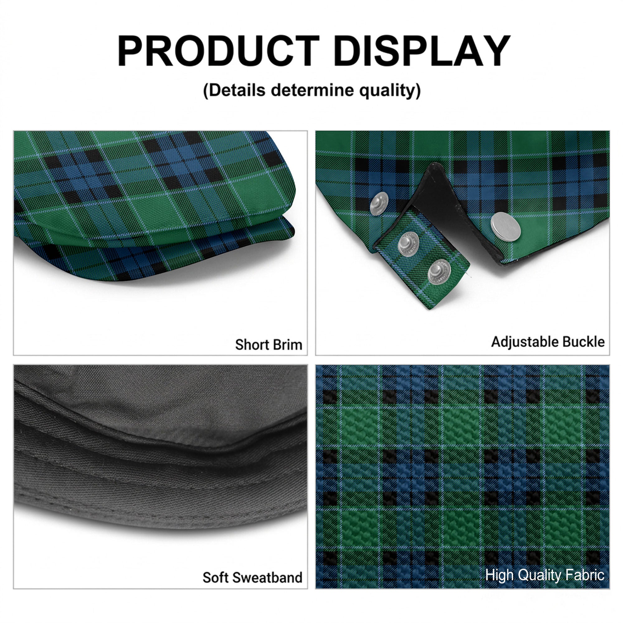 Graham of Menteith Ancient Tartan Flat Caps