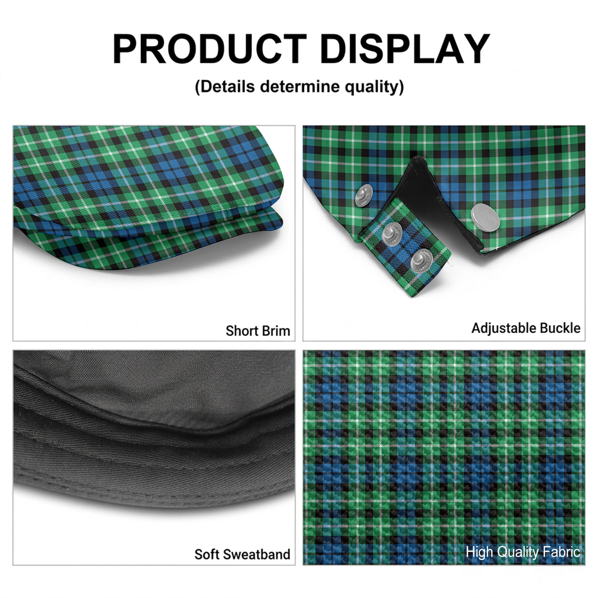 Graham of Montrose Ancient Tartan Flat Caps