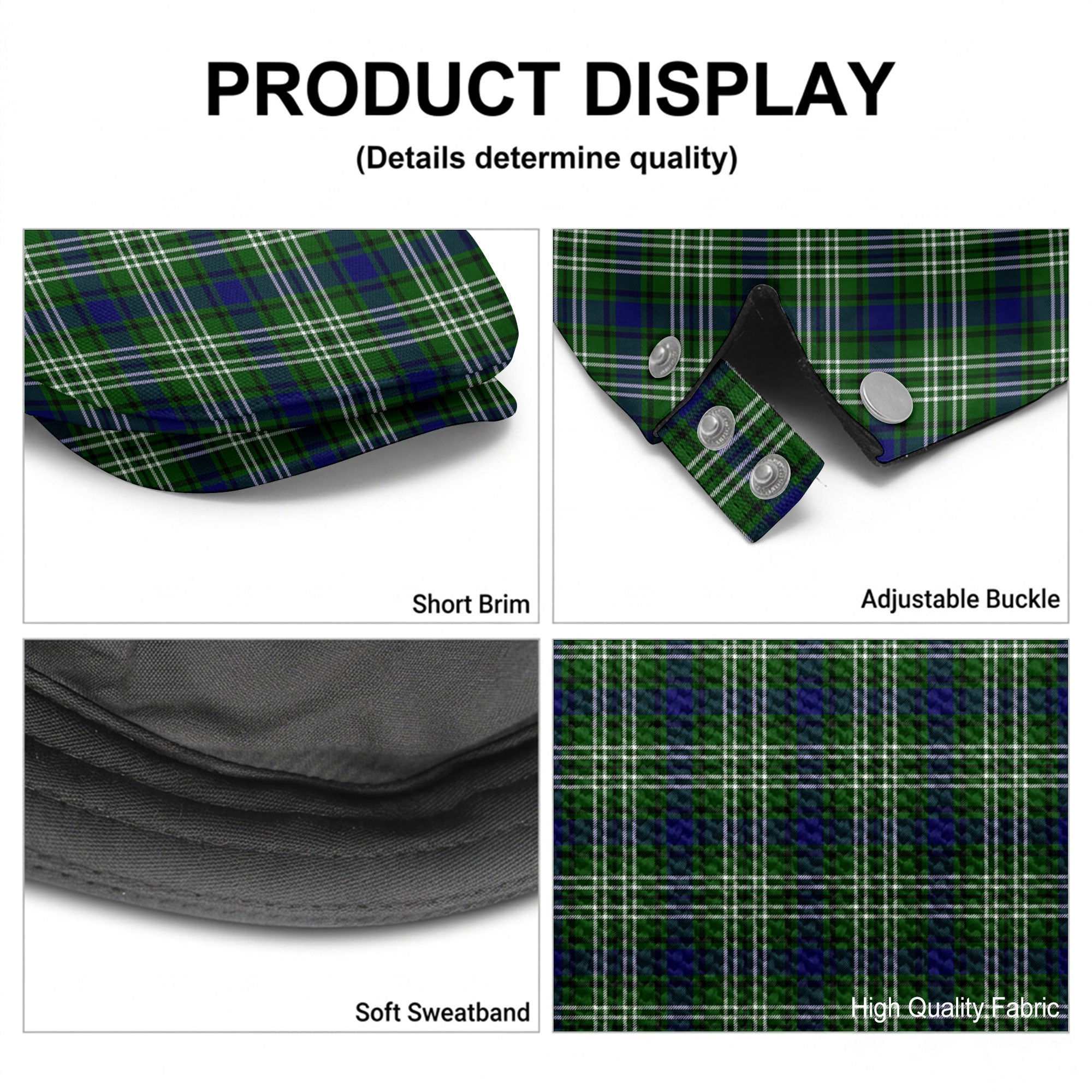 Haliburton Tartan Flat Caps