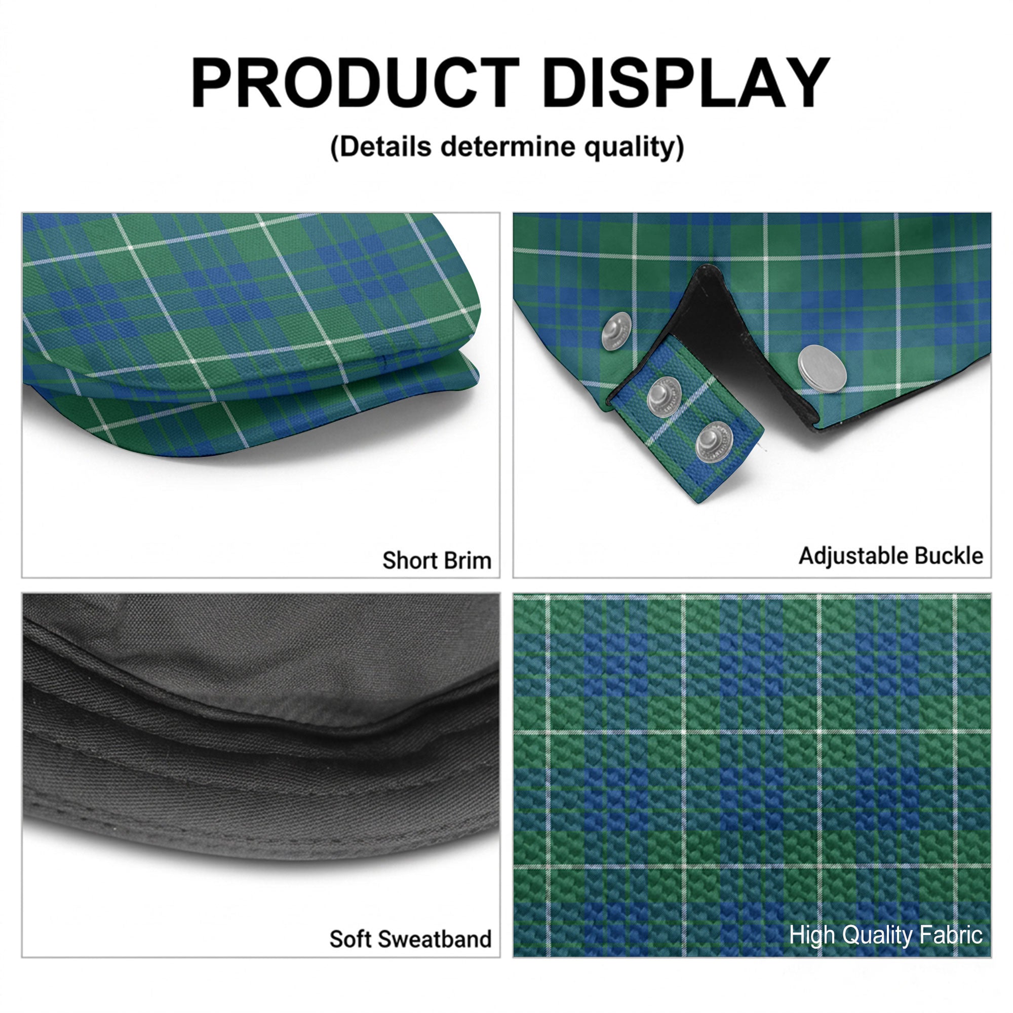 Hamilton Hunting Ancient Tartan Flat Caps