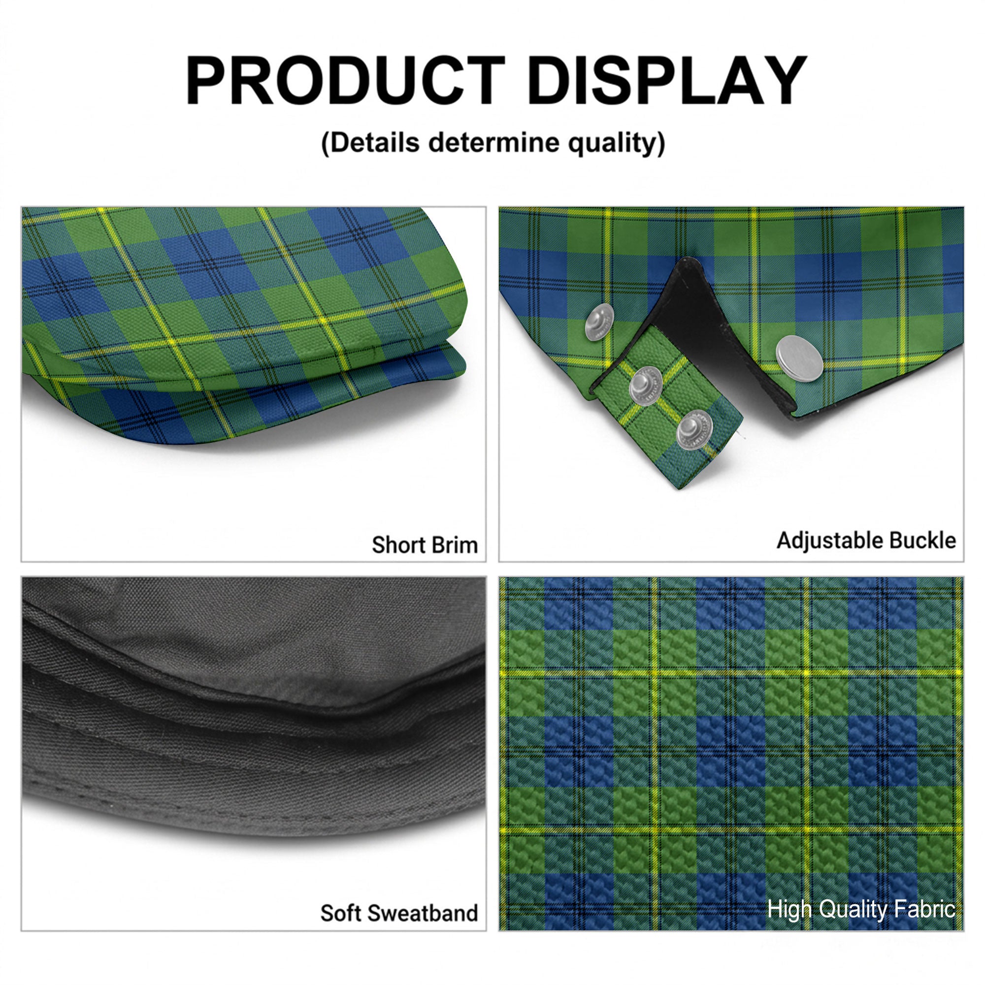 Johnston Ancient Tartan Flat Caps