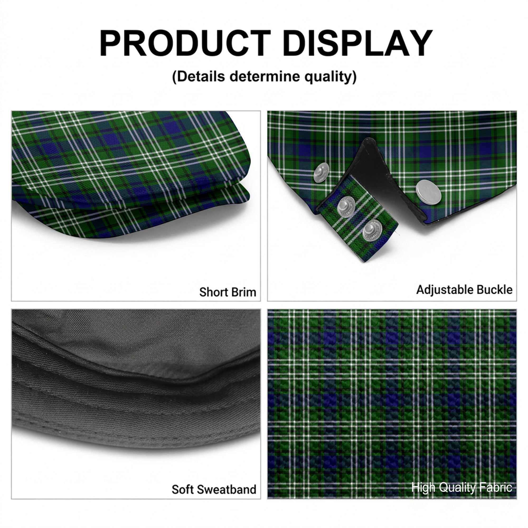 Learmonth Tartan Flat Caps