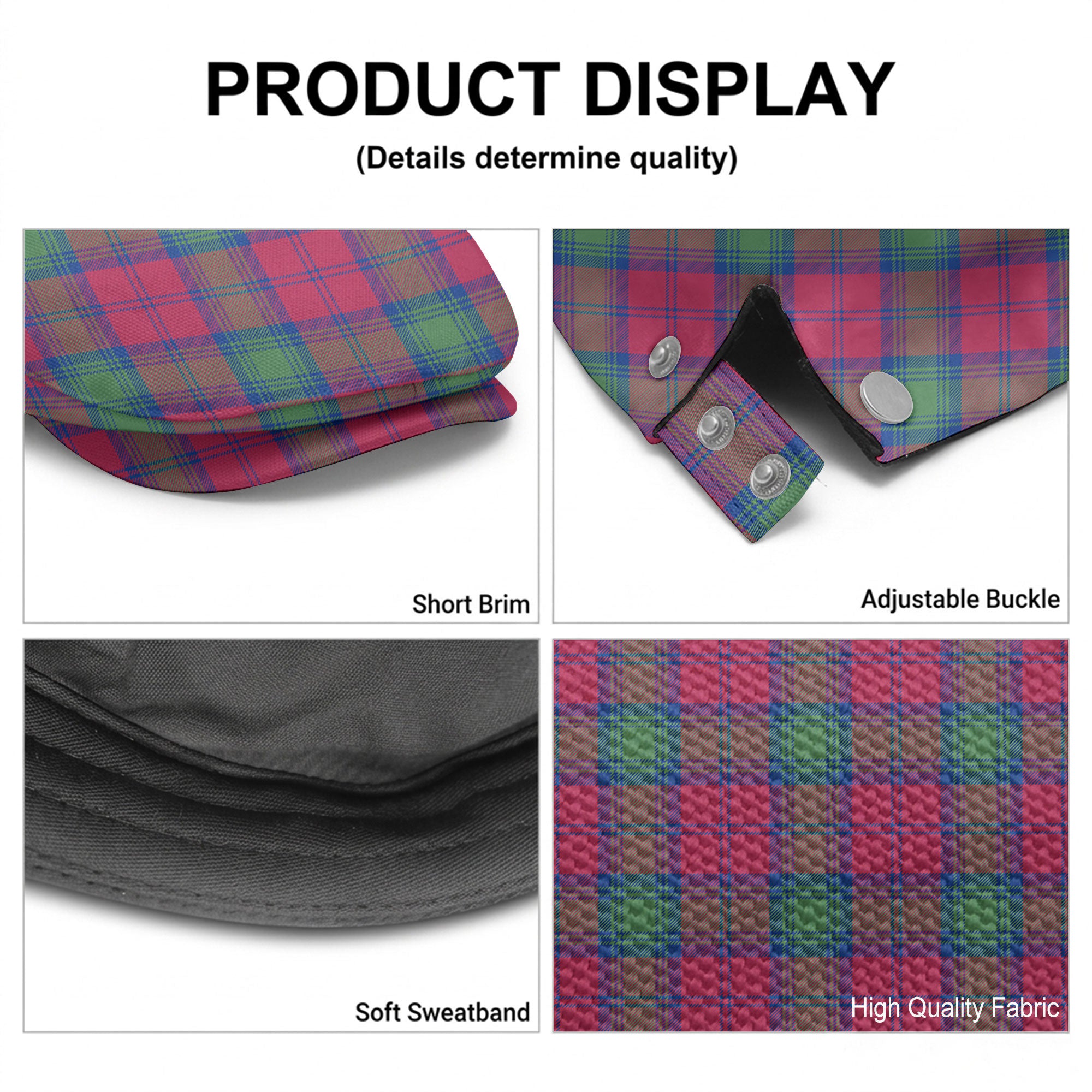 Lindsay Ancient Tartan Flat Caps