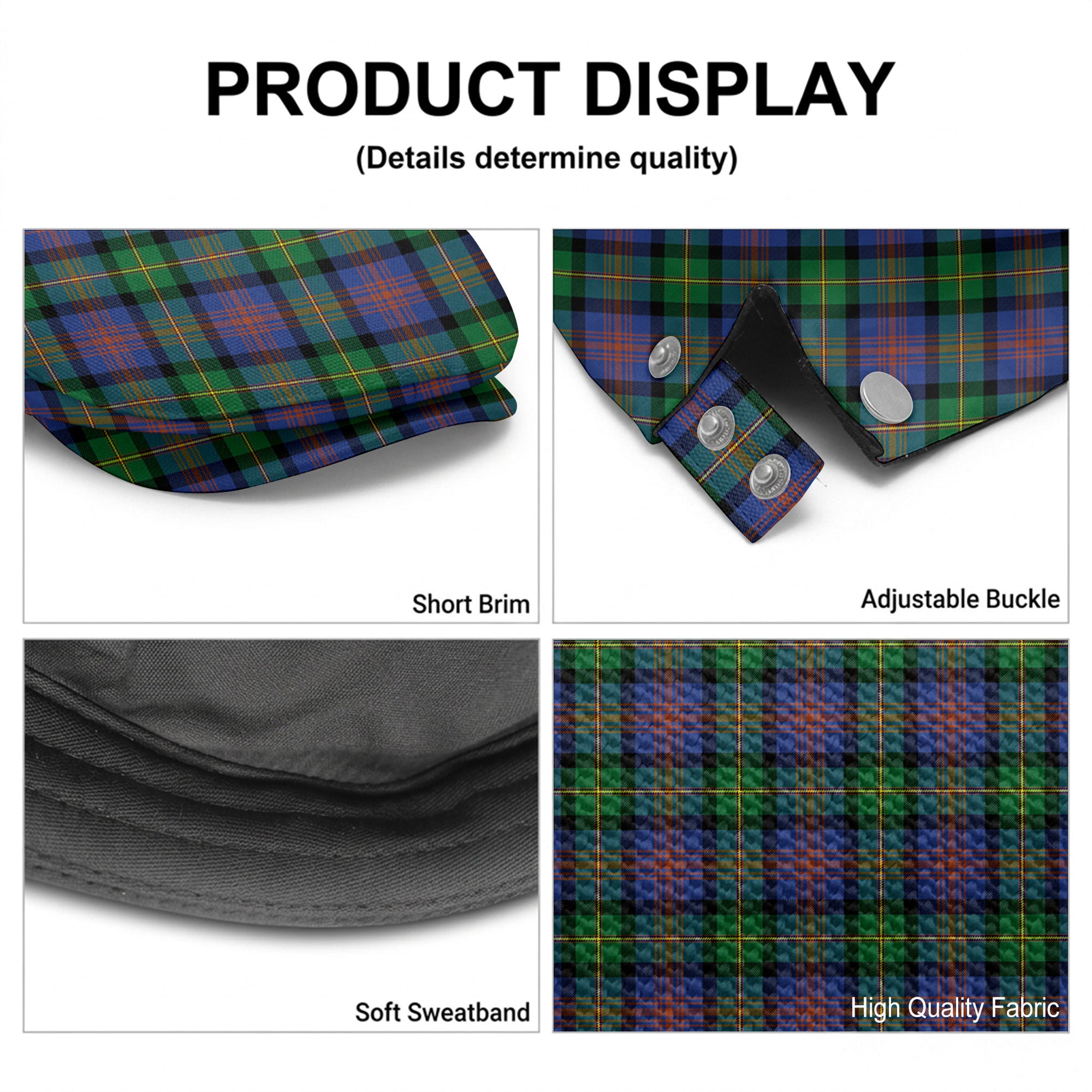 Logan Ancient Tartan Flat Caps