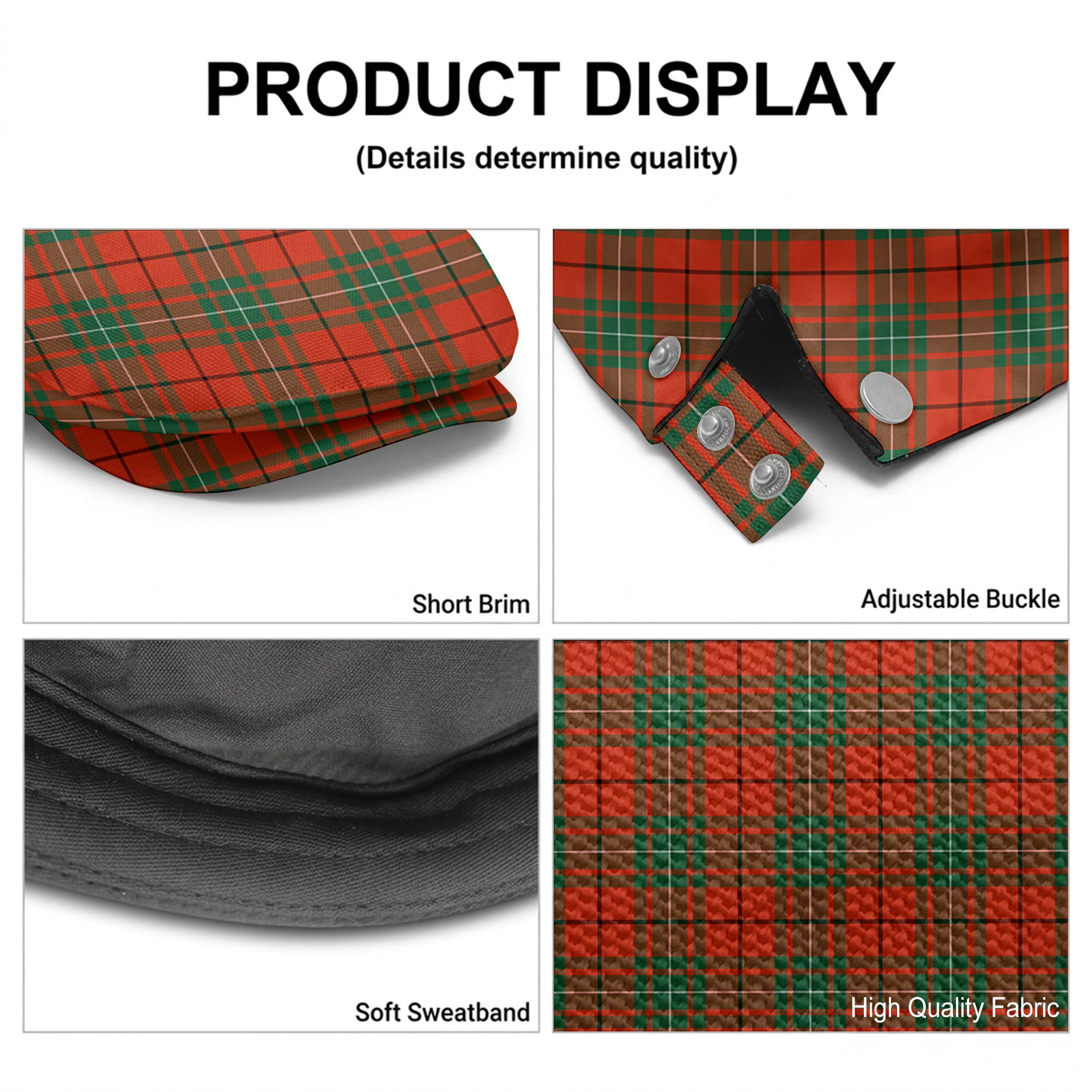 MacAulay Ancient Tartan Flat Caps