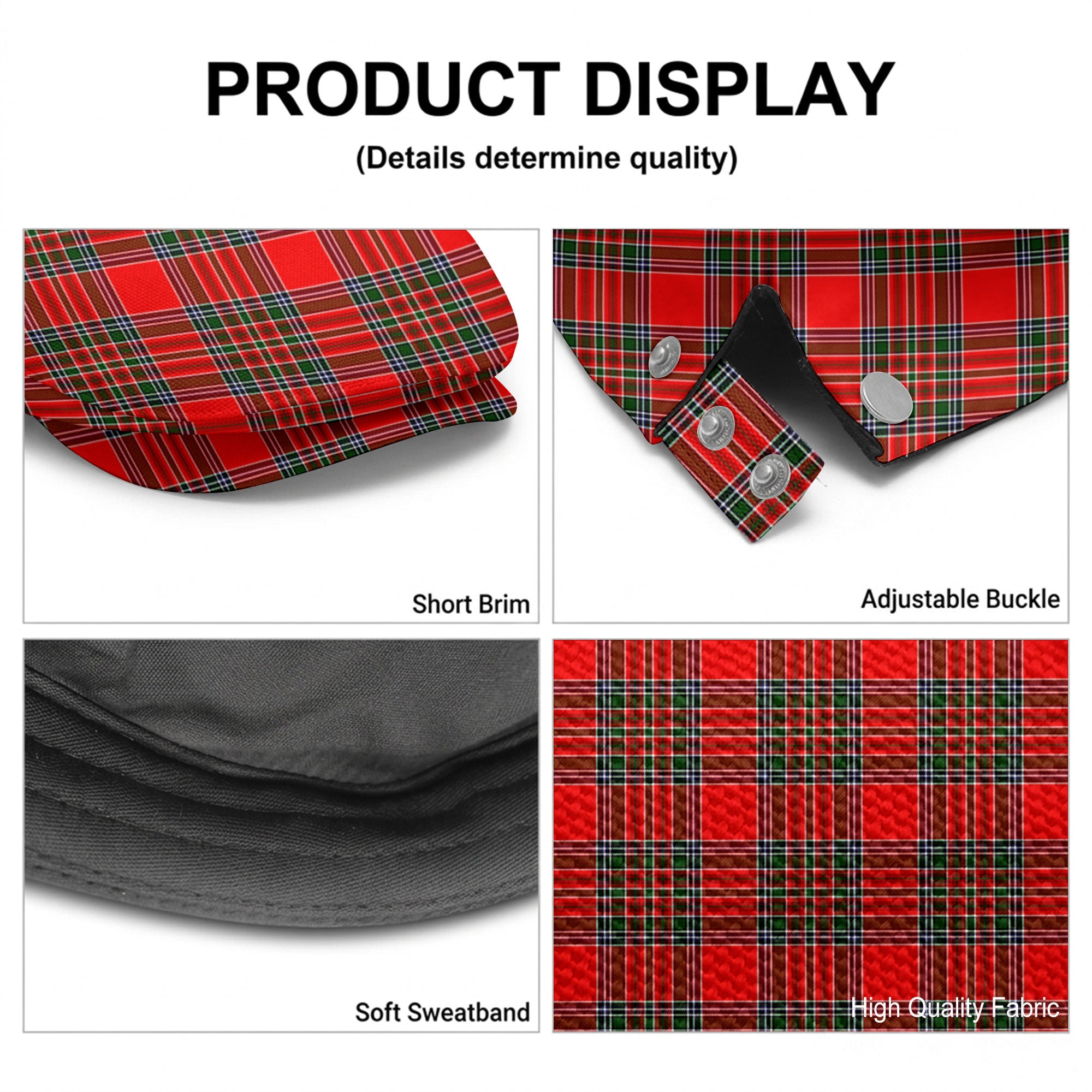 MacBain Tartan Flat Caps