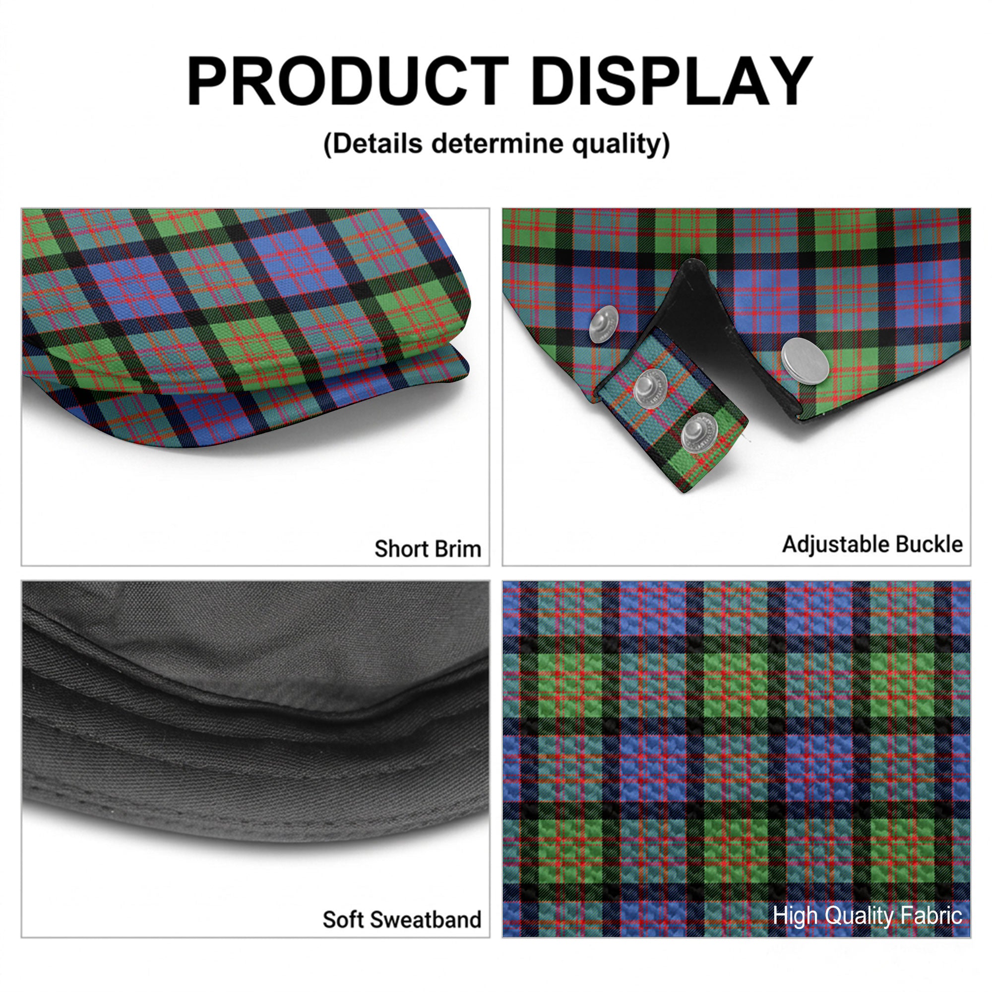 MacDonald Ancient Tartan Flat Caps