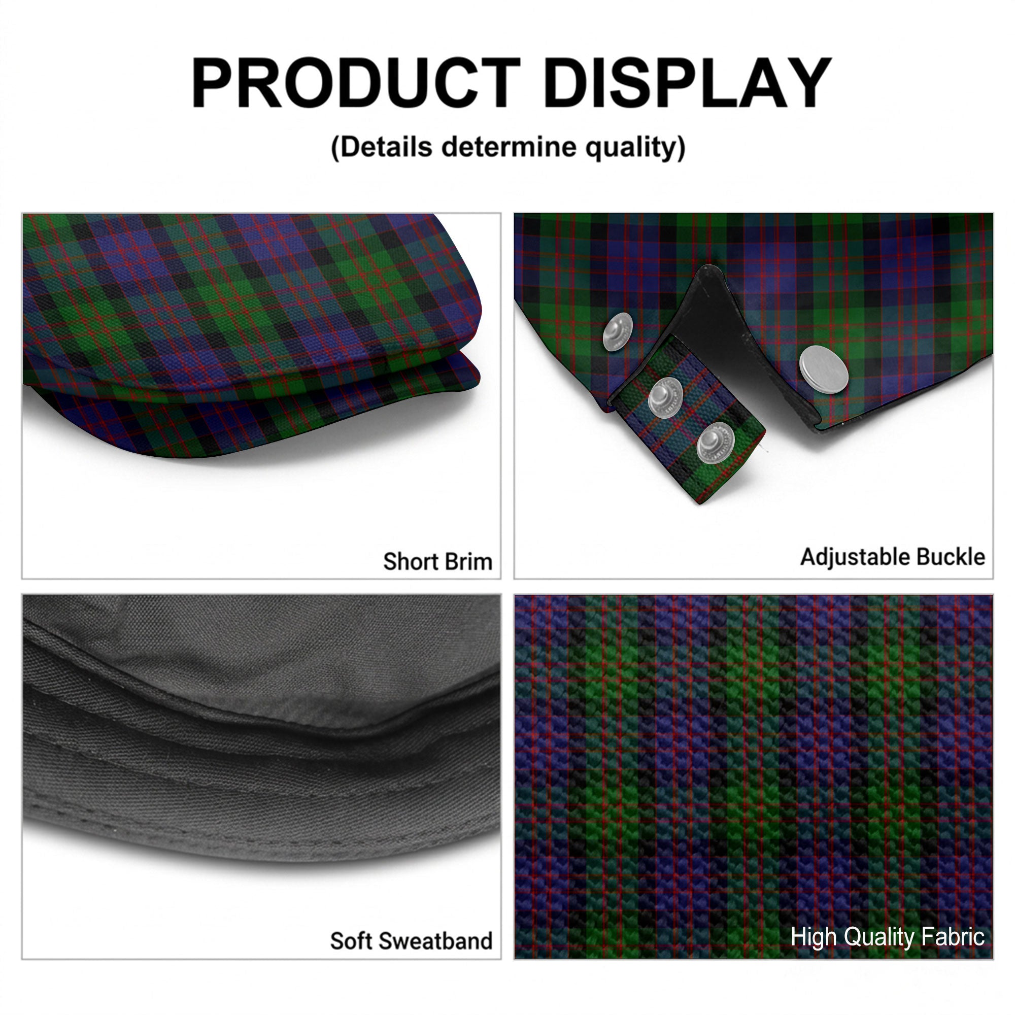 MacDonald Tartan Flat Caps