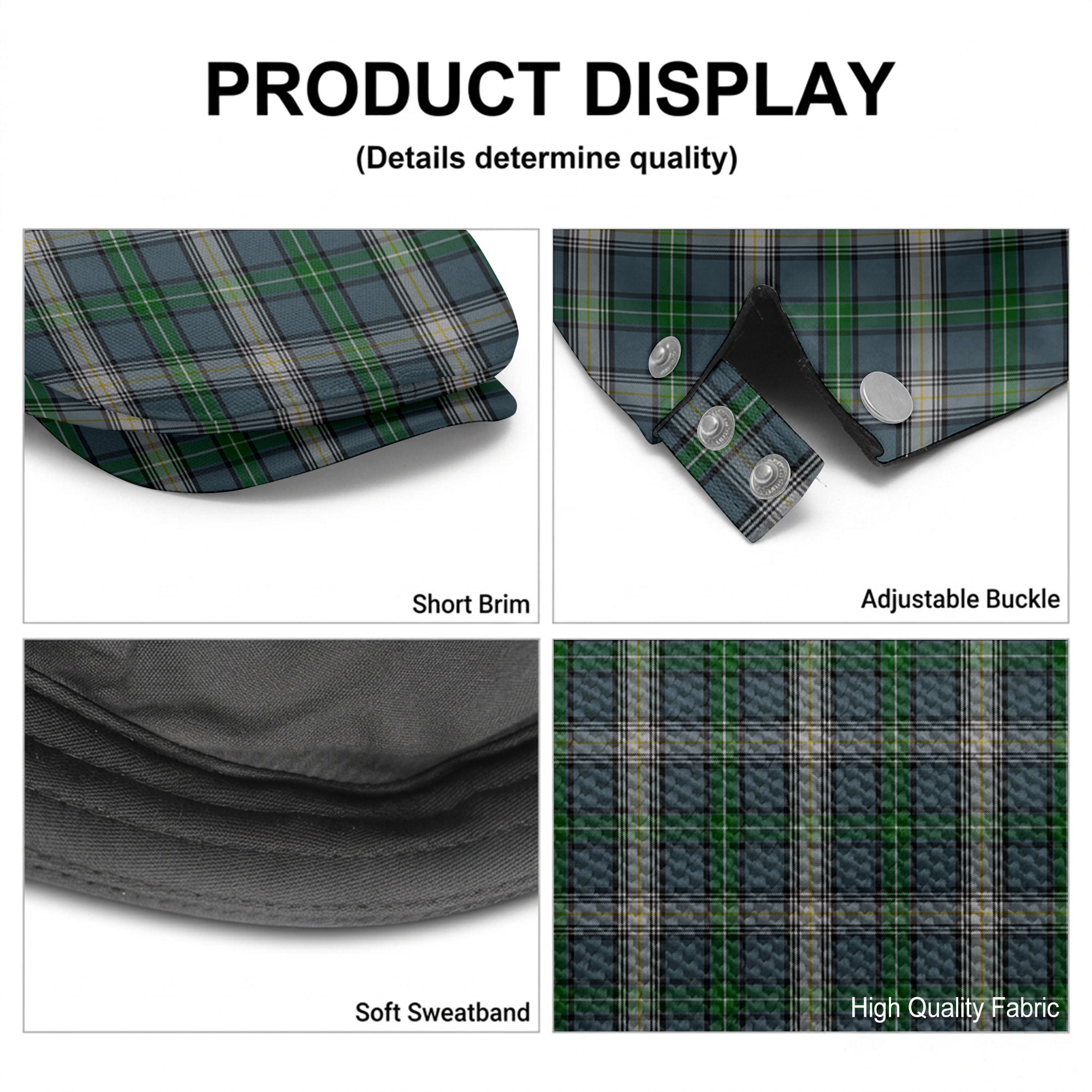 MacDowall Tartan Flat Caps