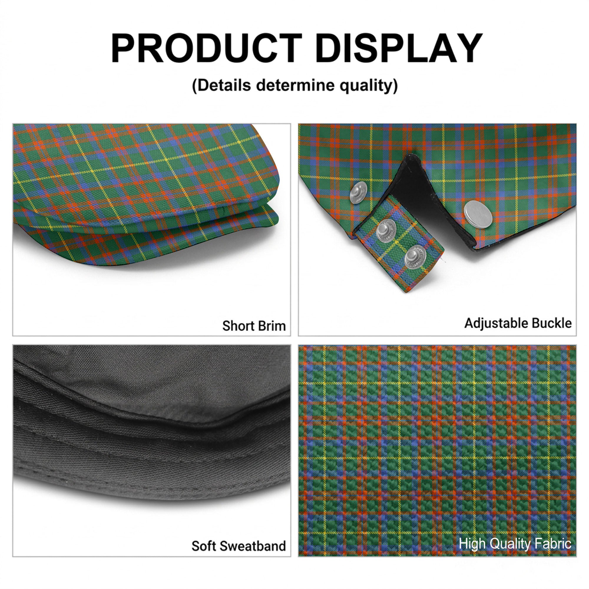 MacIntosh Hunting Ancient Tartan Flat Caps