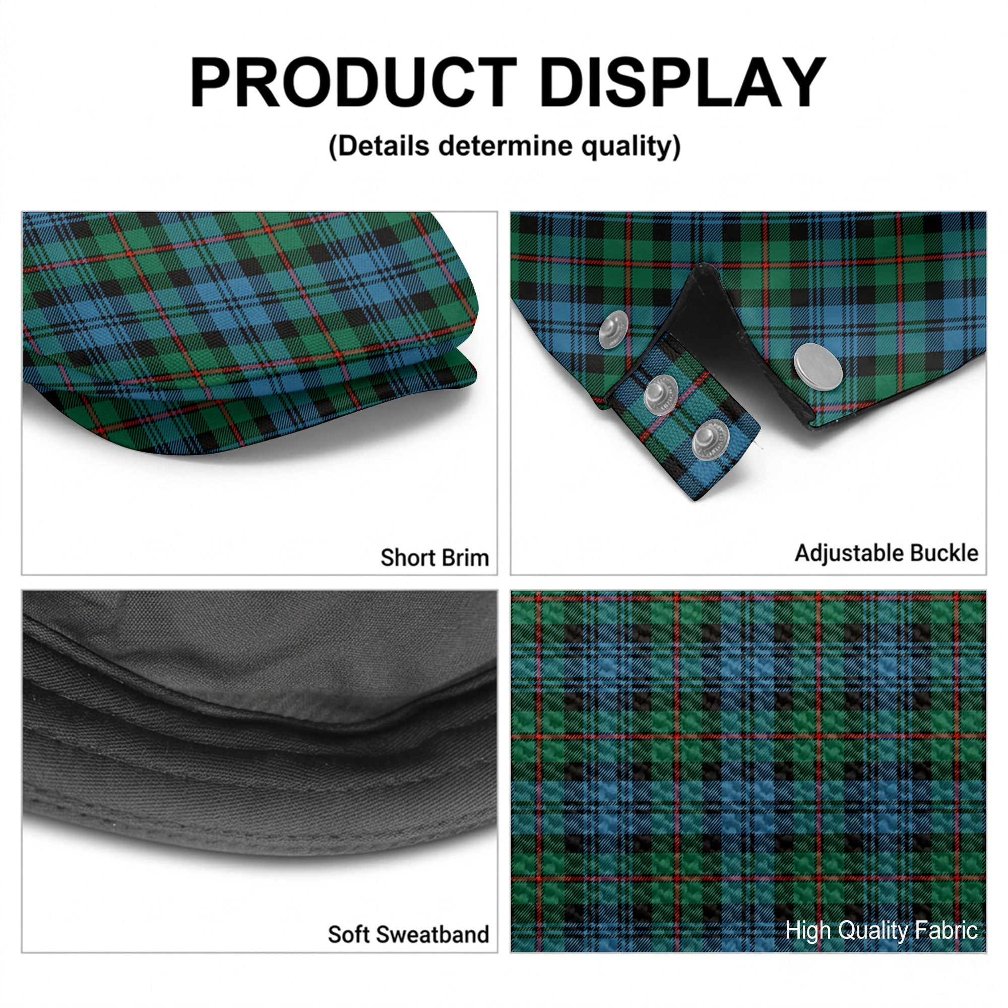 MacKinlay Ancient Tartan Flat Caps